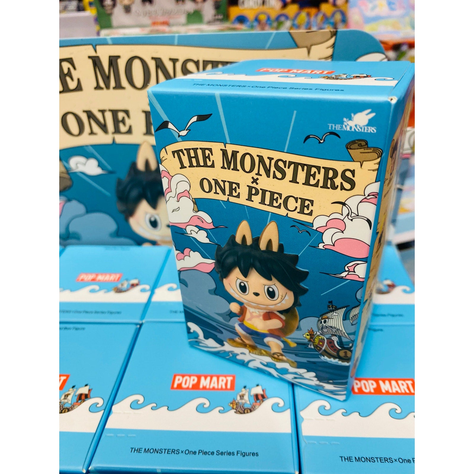 POP MART The Monsters Labubu x One Piece Series Blind Box Figures