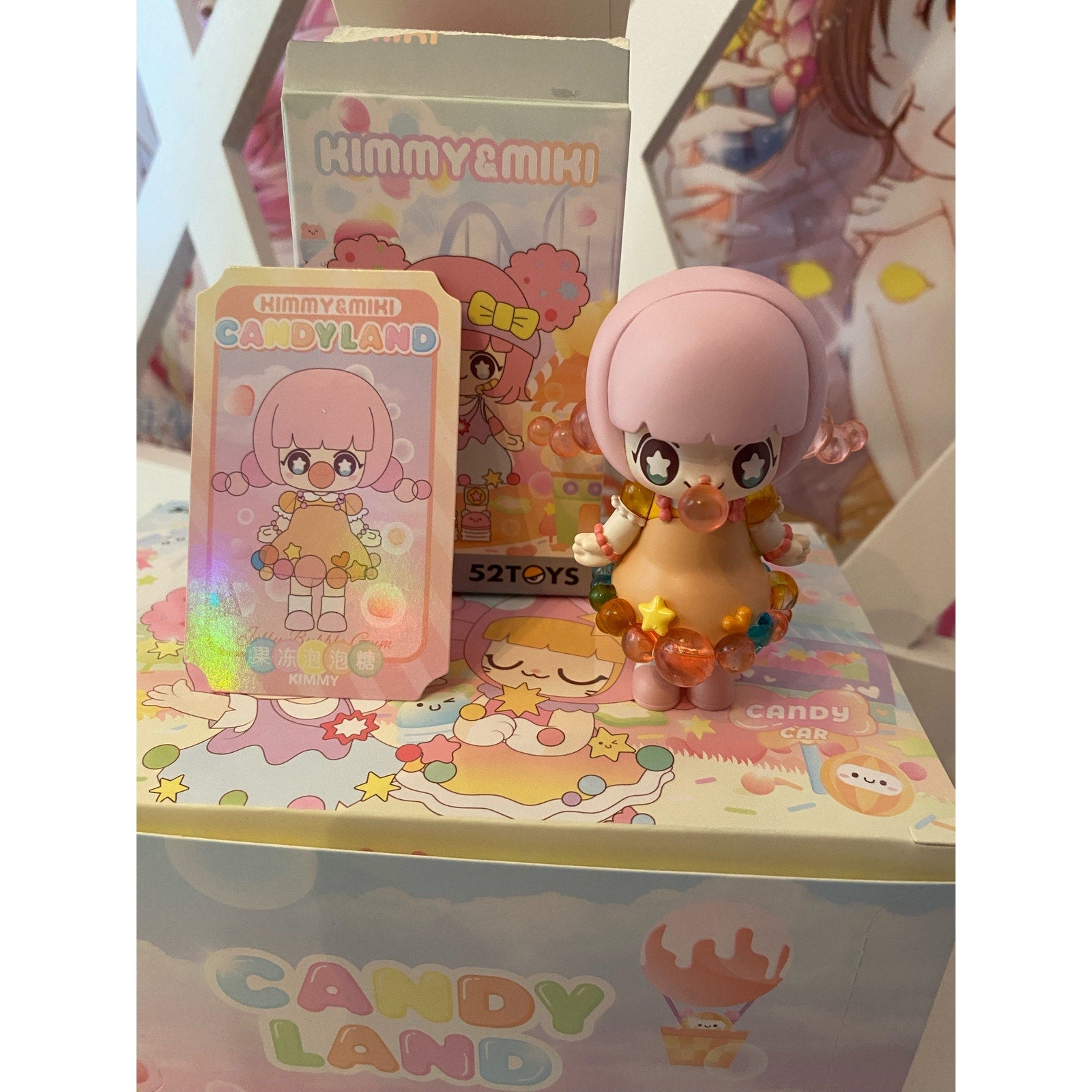 52Toys x Kimmy & Miki Candy Land Blind Box Series Bubble Gum Kimmy