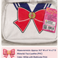 Sailor Moon White Faux Leather Pouch Bag Wristlet Toei Animation Anime Licensed