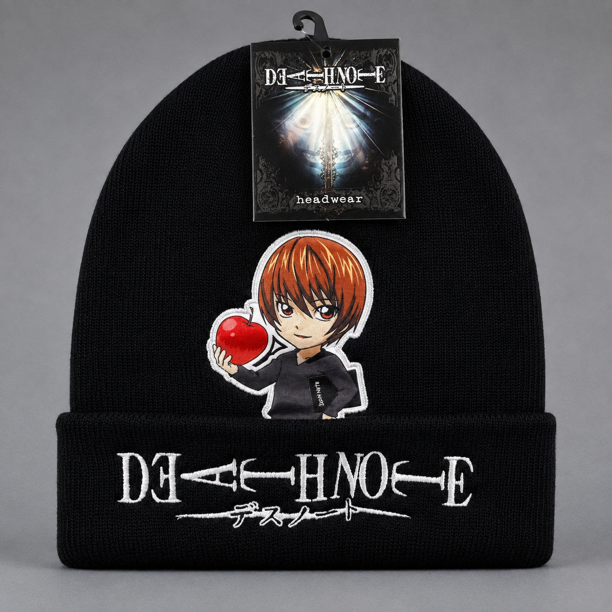 Death Note Light Yagami Black Knit Beanie