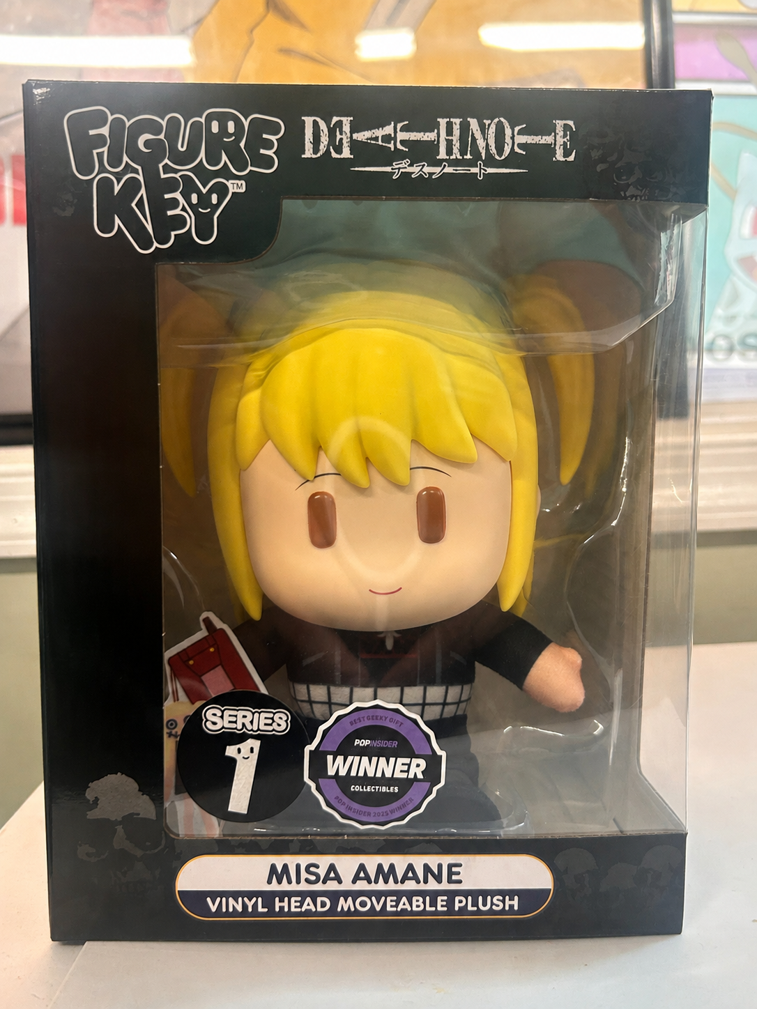 Figure Key Death Note Misa Amane Series 1 Vinyl Head Moveable Plush