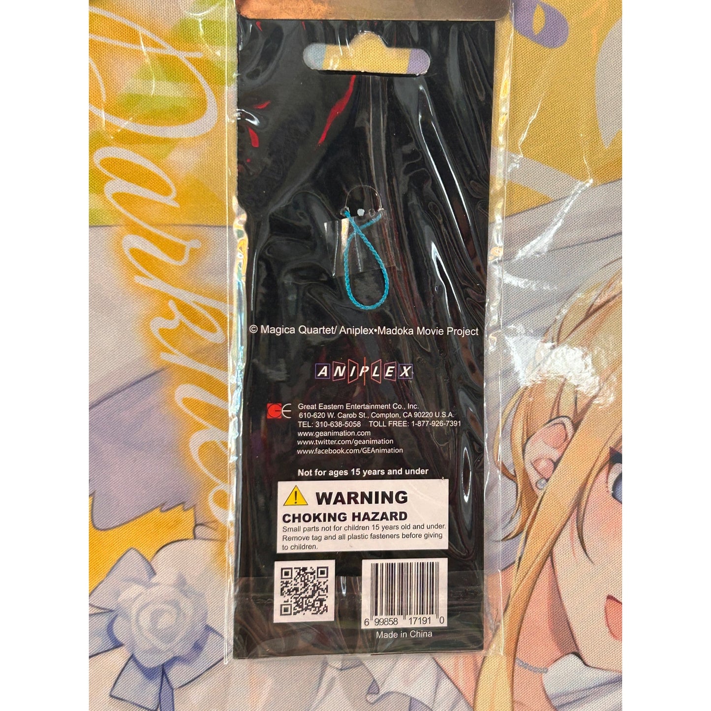 Puella Magi Madoka Magica the Movie Homura Akemi Star Cell Phone Charm Strap