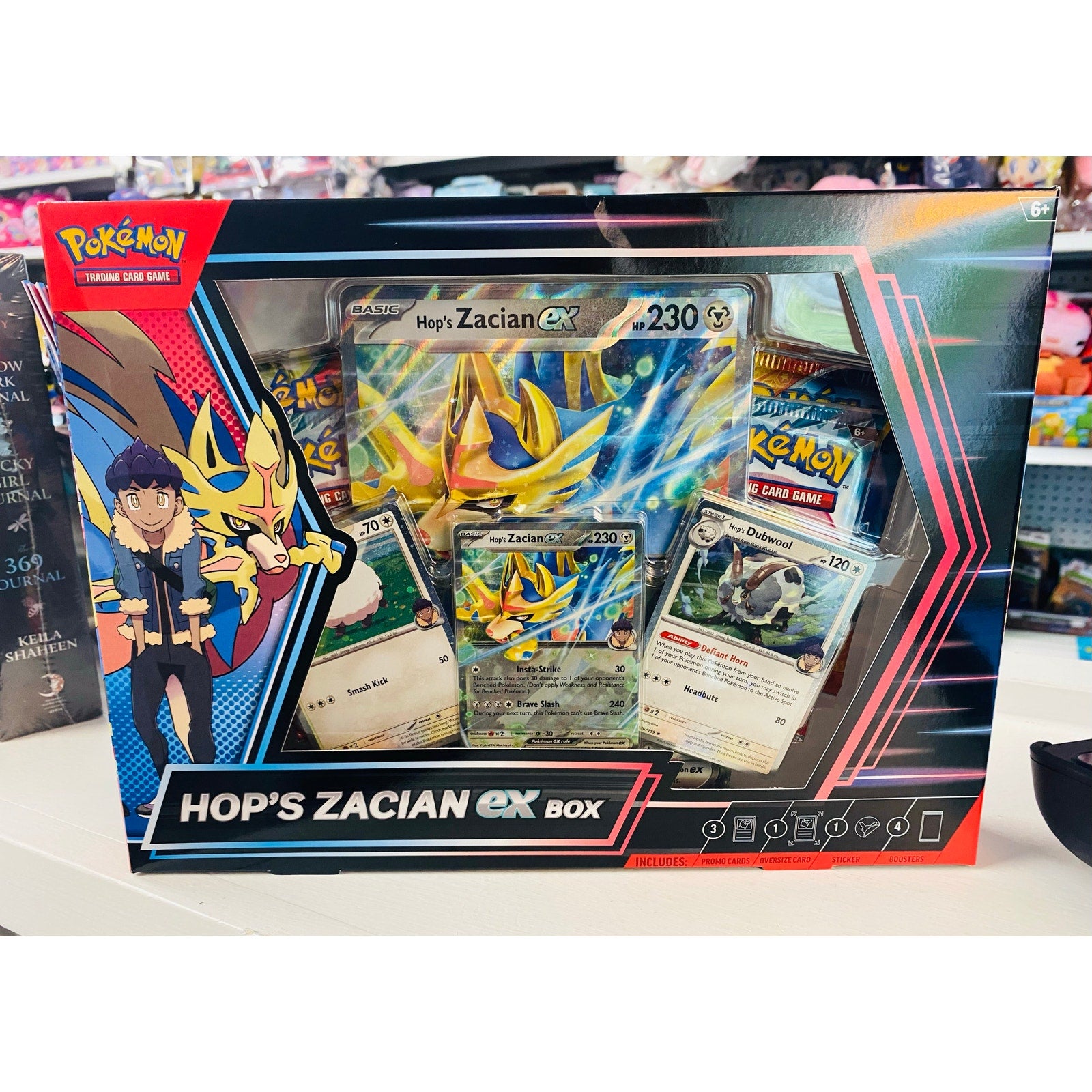 Pokemon TCG: Hop's Zacian ex Box