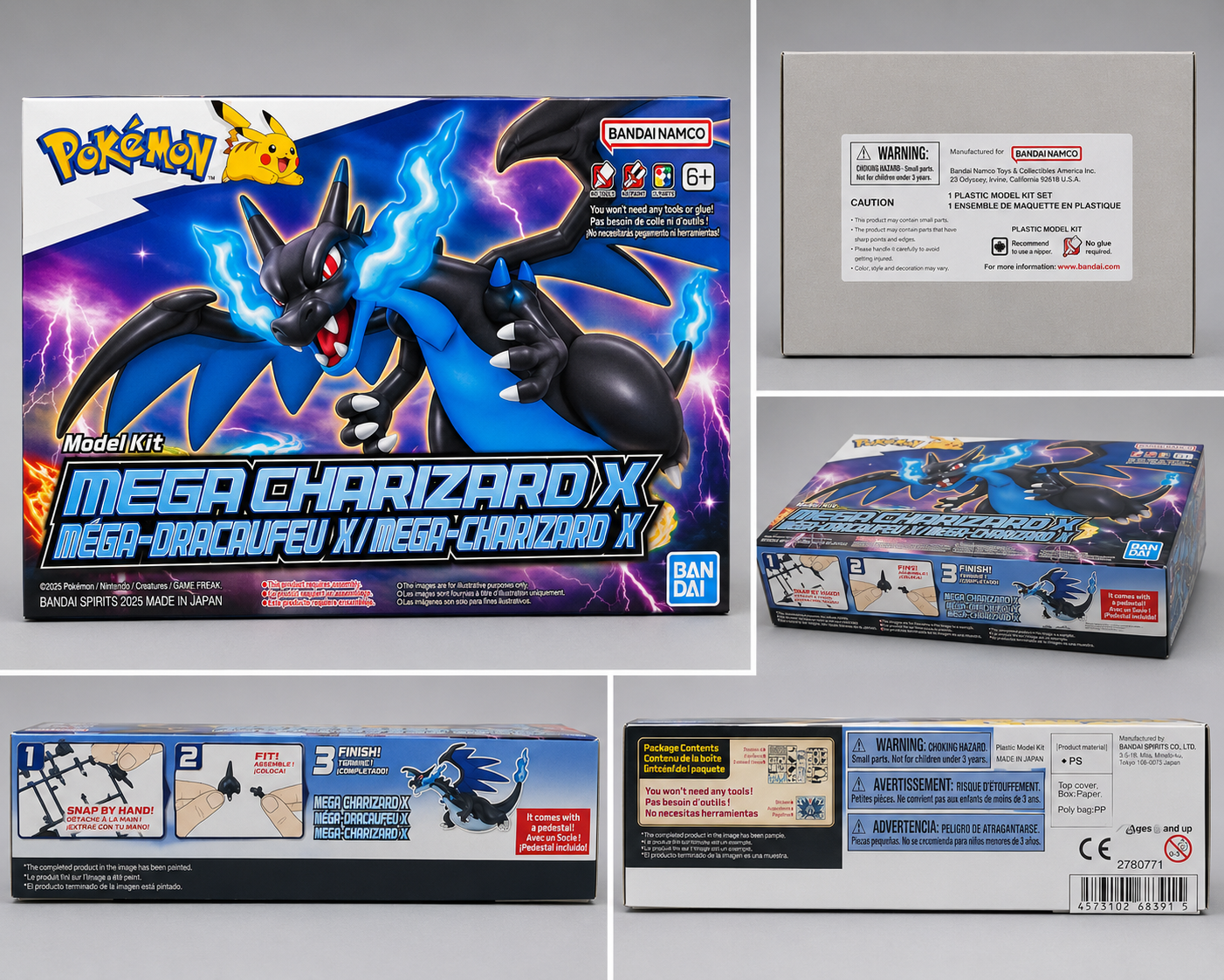 Pokemon Mega Charizard X Model Kit