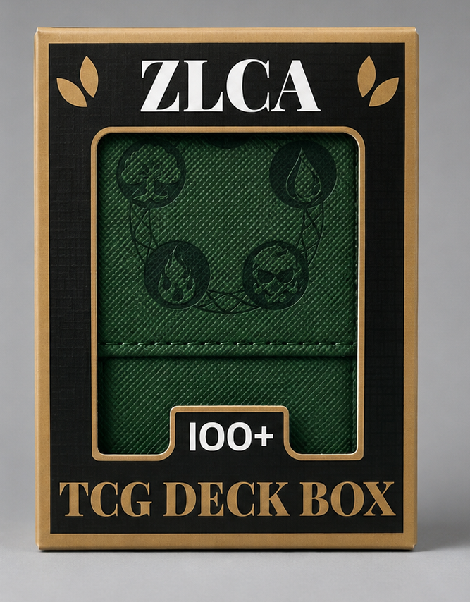 ZLCA 100+ TCG Deck Box – Trading Card Storage Case