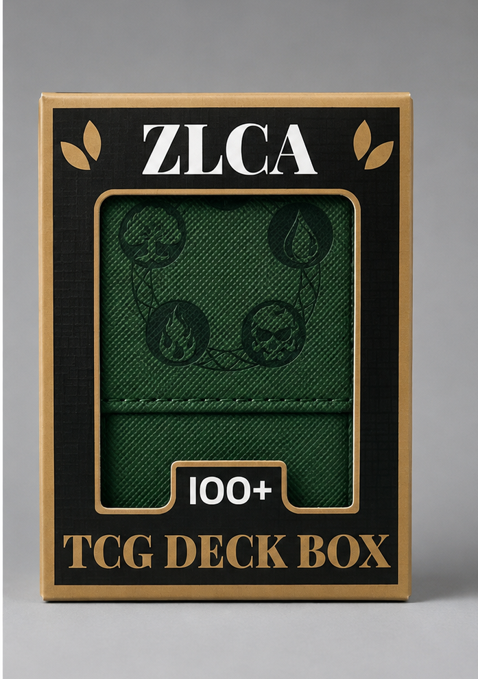 ZLCA 100+ TCG Deck Box – Trading Card Storage Case