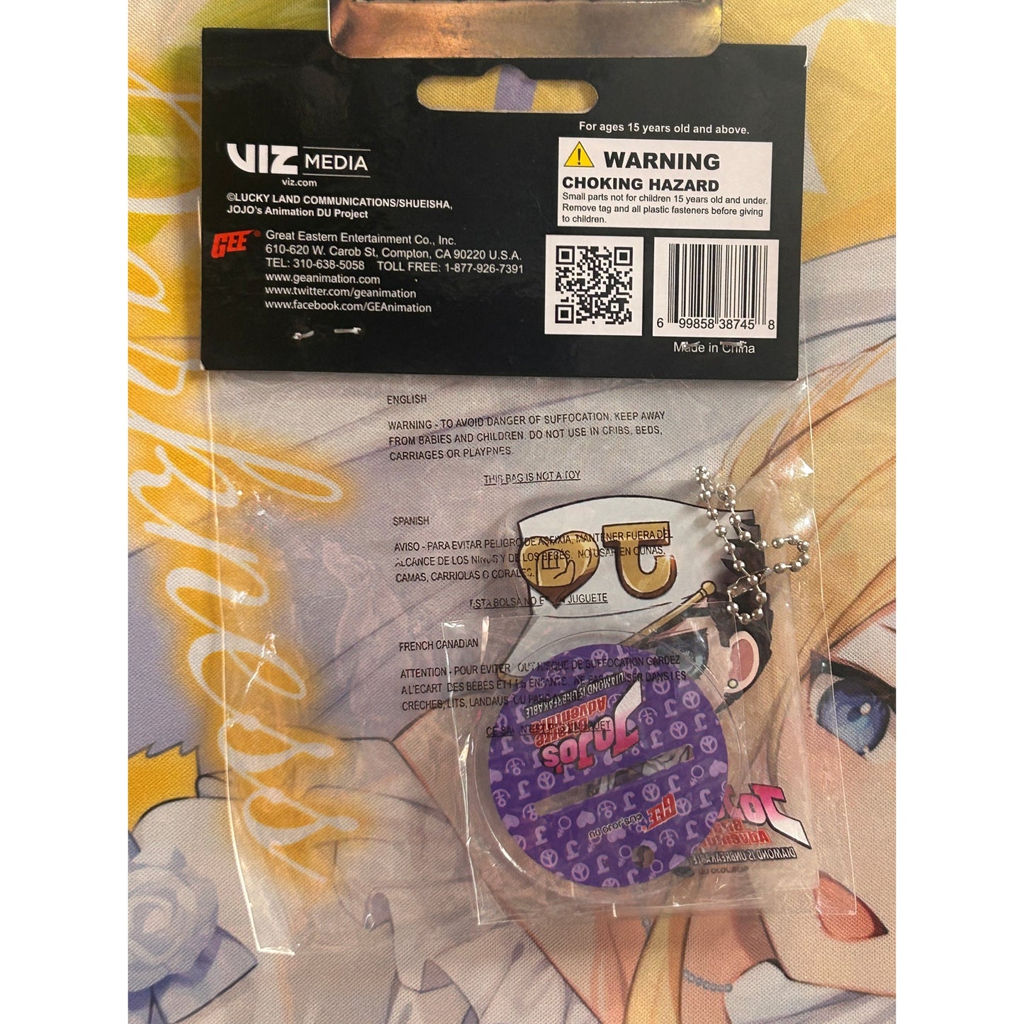 JoJo's Bizarre Adventure: Diamond Is Unbreakable Jotaro Kujo Chibi Keychain
