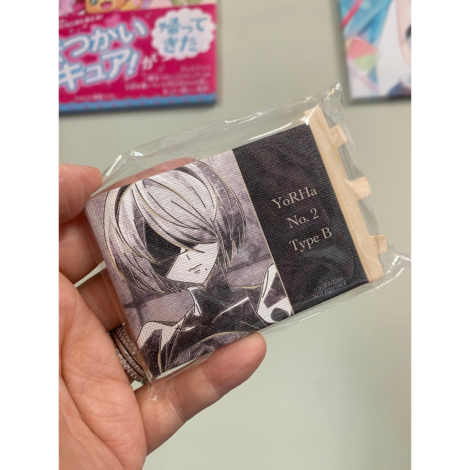 BONUS ITEM NieR: Automat Mini Canvas Art Board Black Label 2b