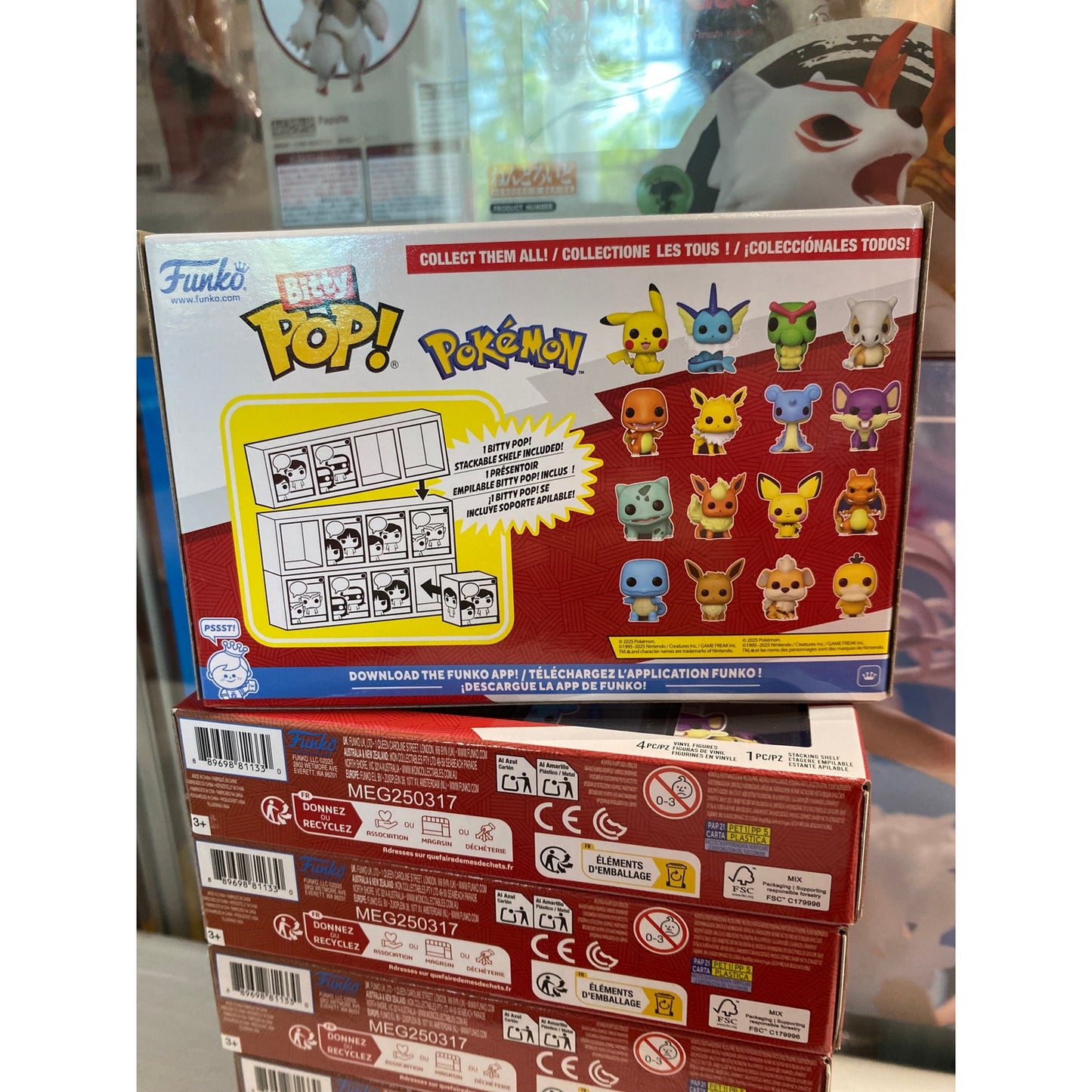 Pokemon Charmander Funko Bitty Pop! Mini Figure 4pk