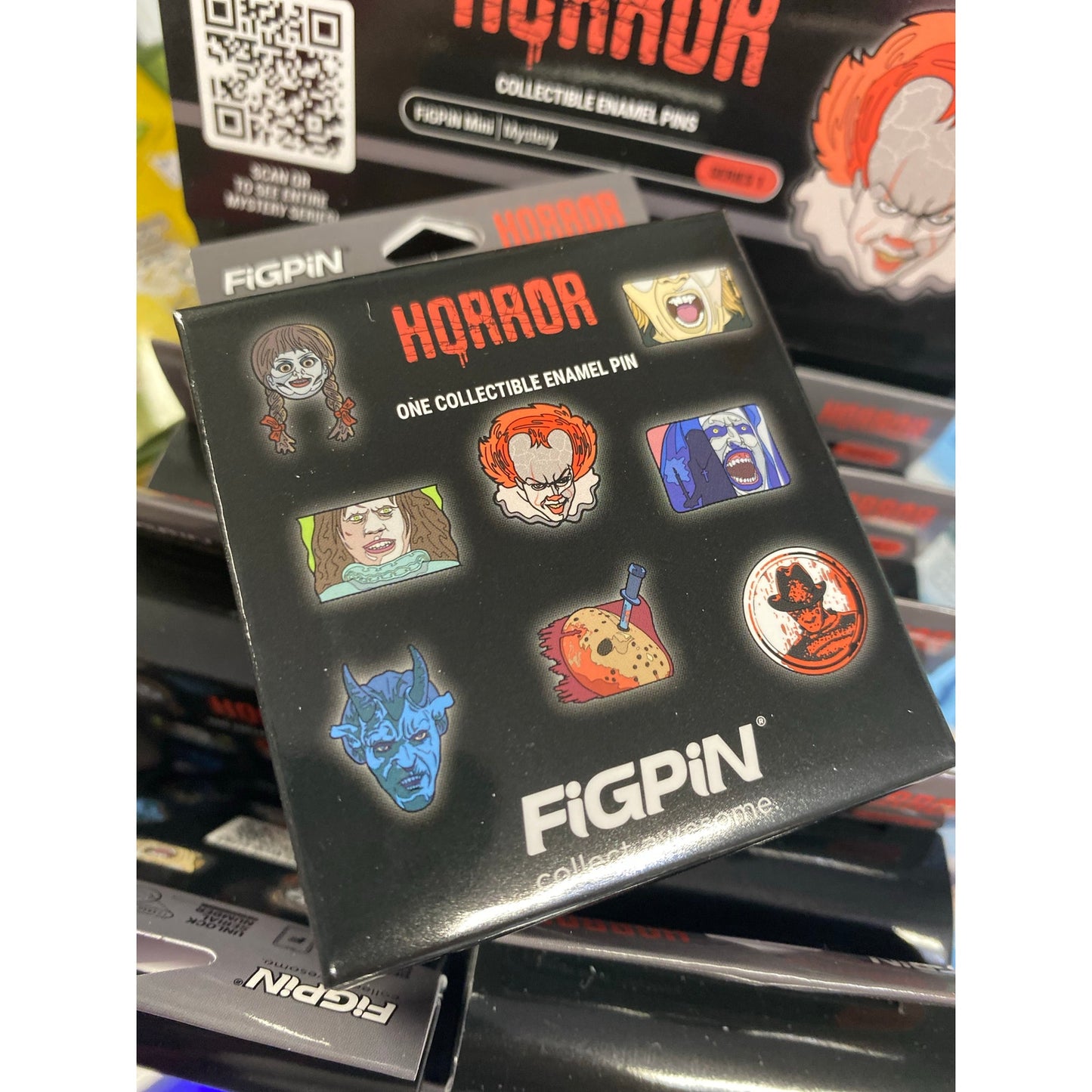 FiGPiN Horror Mystery Minis Enamel Pin Blind Box