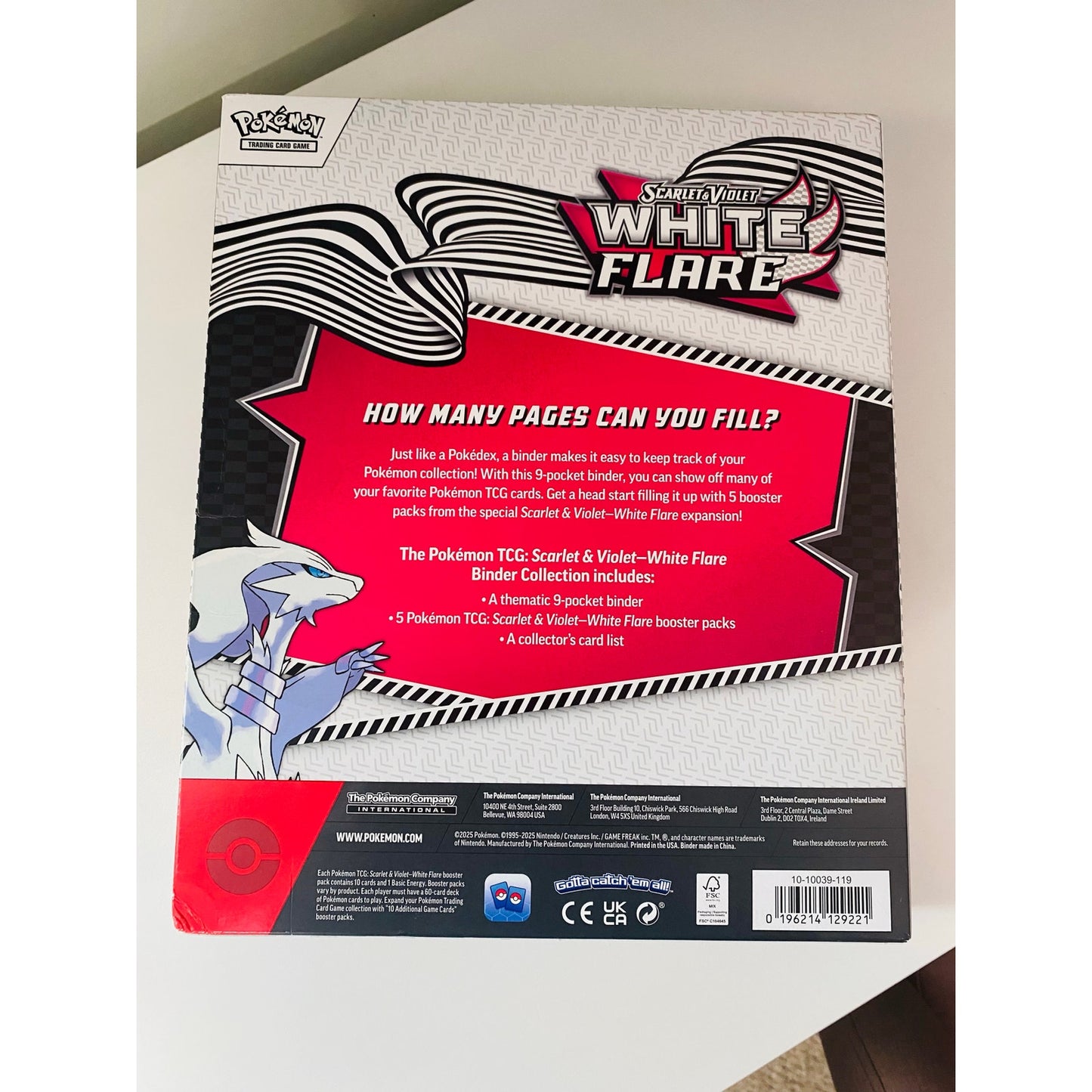 Pokemon TCG: Scarlet & Violet White Flare Binder Collection