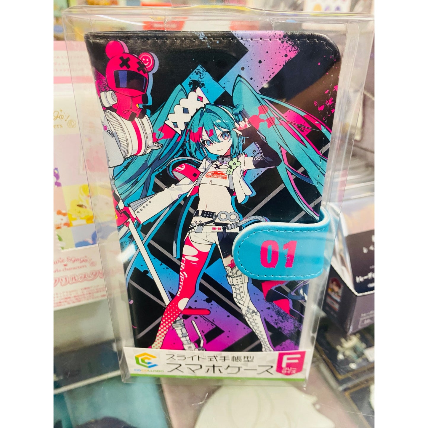 Hatsune Miku GT Project Racing Miku 2025 Ver Book Style Smartphone Case