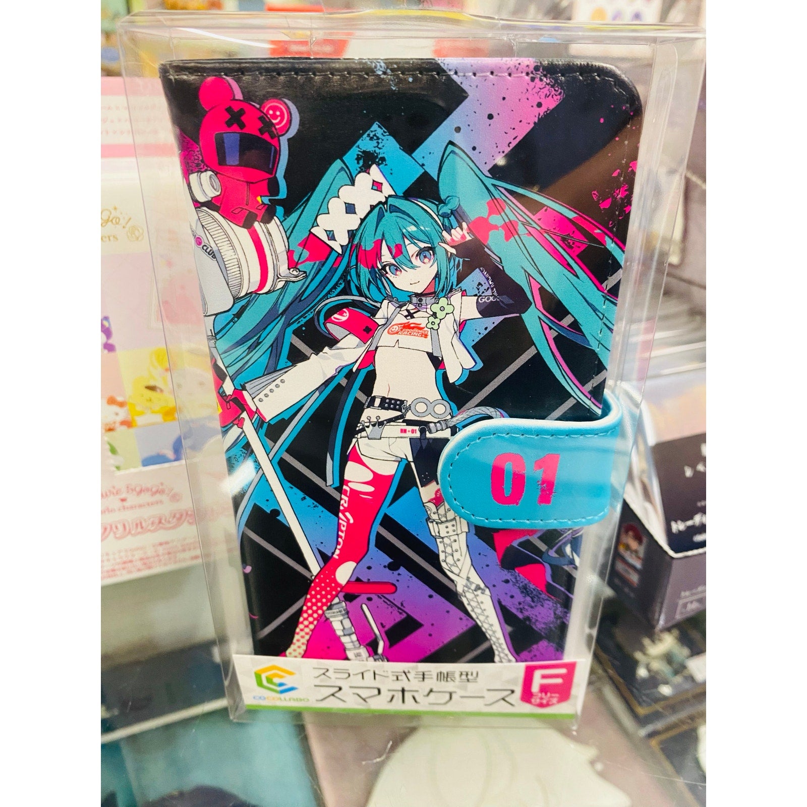 Hatsune Miku GT Project Racing Miku 2025 Ver Book Style Smartphone Case