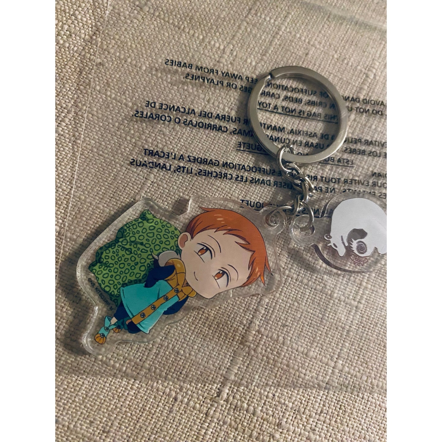 The Seven Deadly Sins SD KING Grizzly Sin Keychain