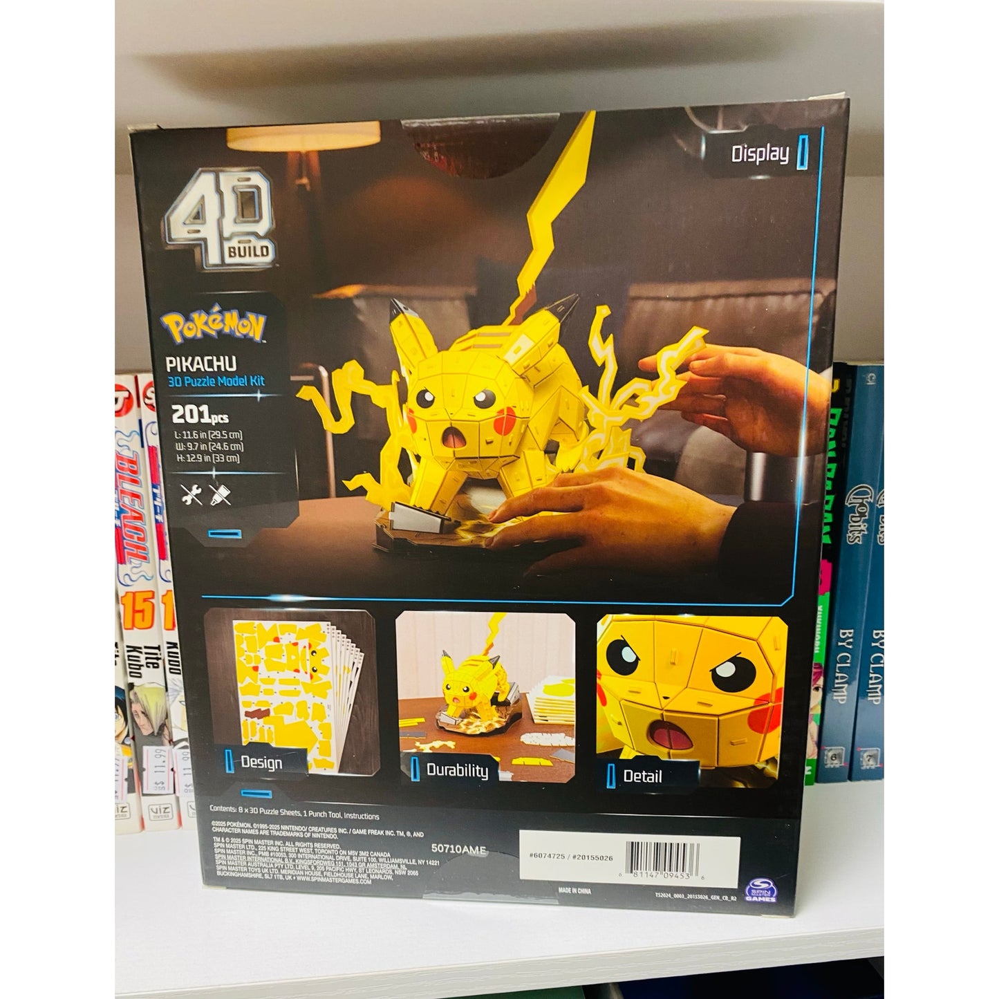 Pokemon 4D Build Pikachu 3D Plastic Model Puzzle