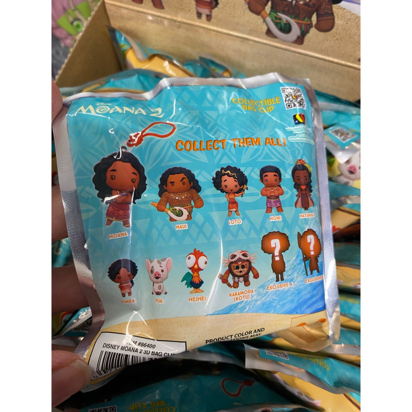 Moana 2 Collectible Figural Bag Clip Blind Bag