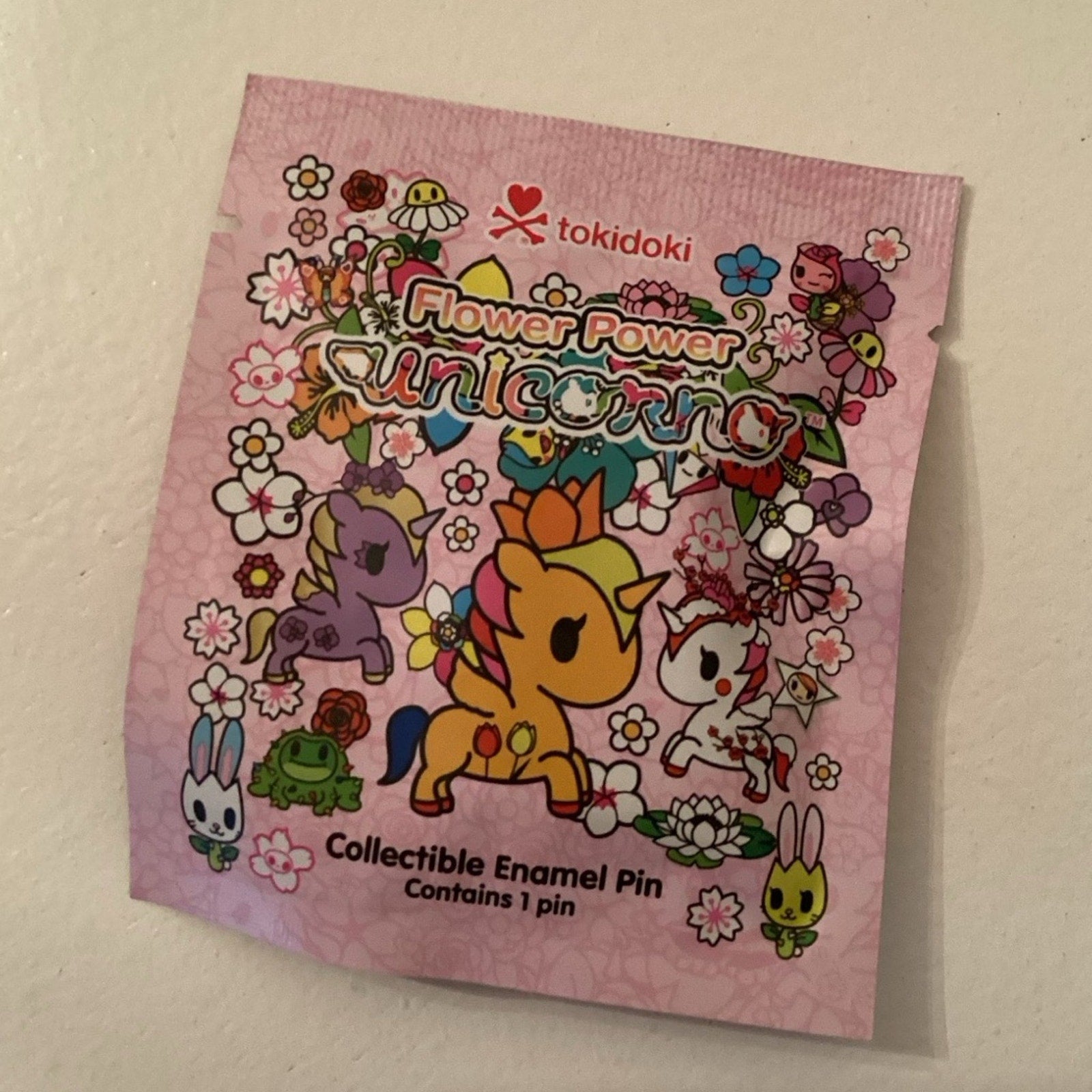 Tokidoki Flower Power Collectible Enamel Pin