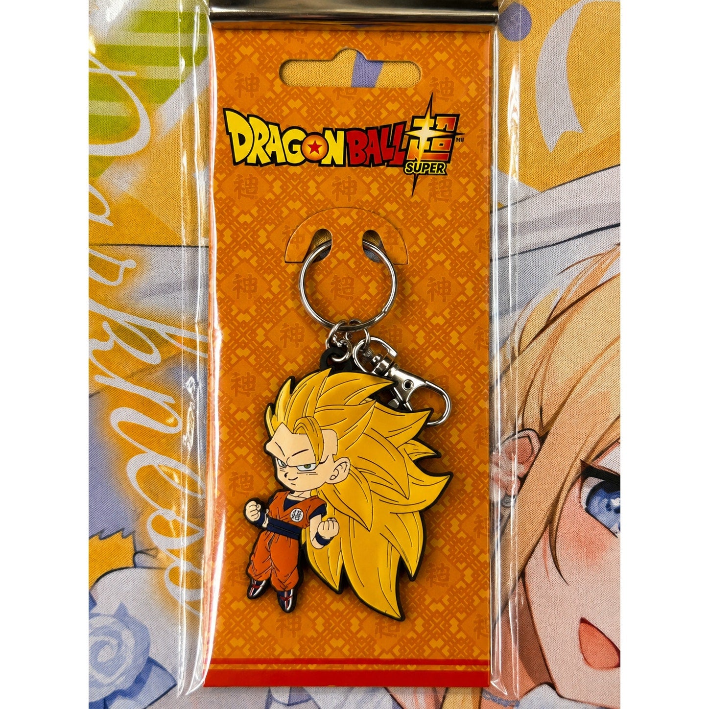 Dragon Ball Super Saiyan 3 Goku Rubber Keychain