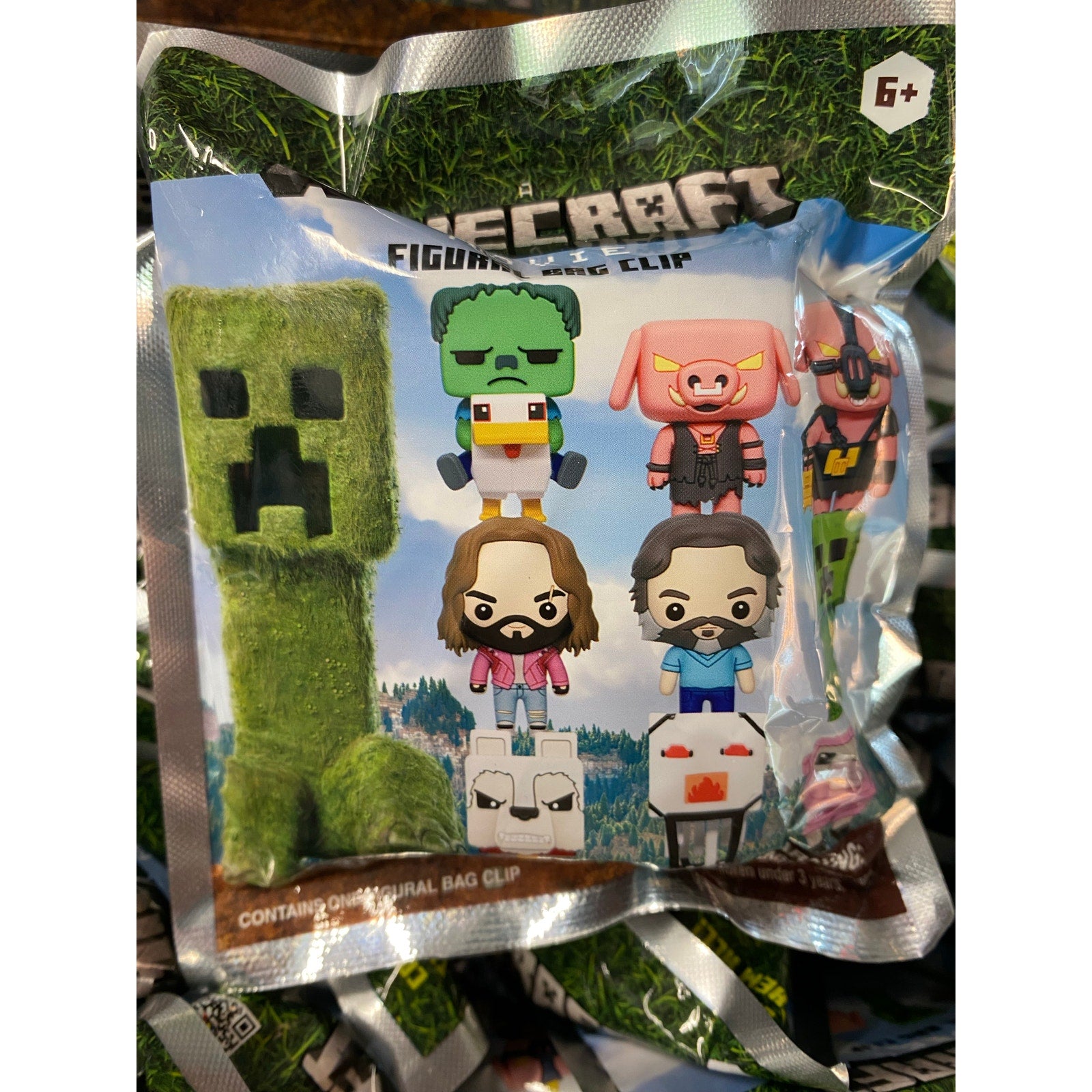 A Minecraft Movie 3D Foam Bag Clip Blind Bag