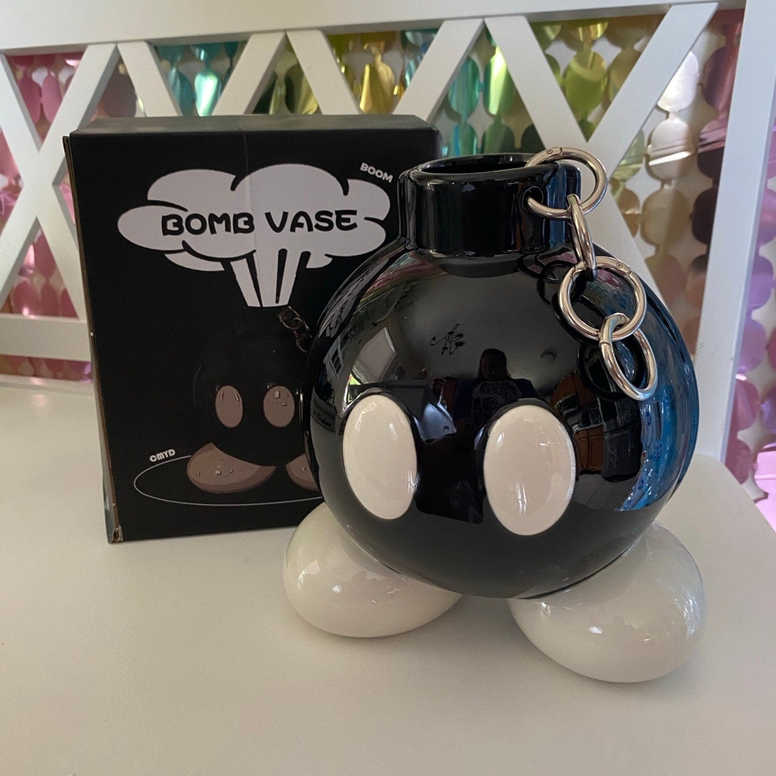 Large Bomb Vase