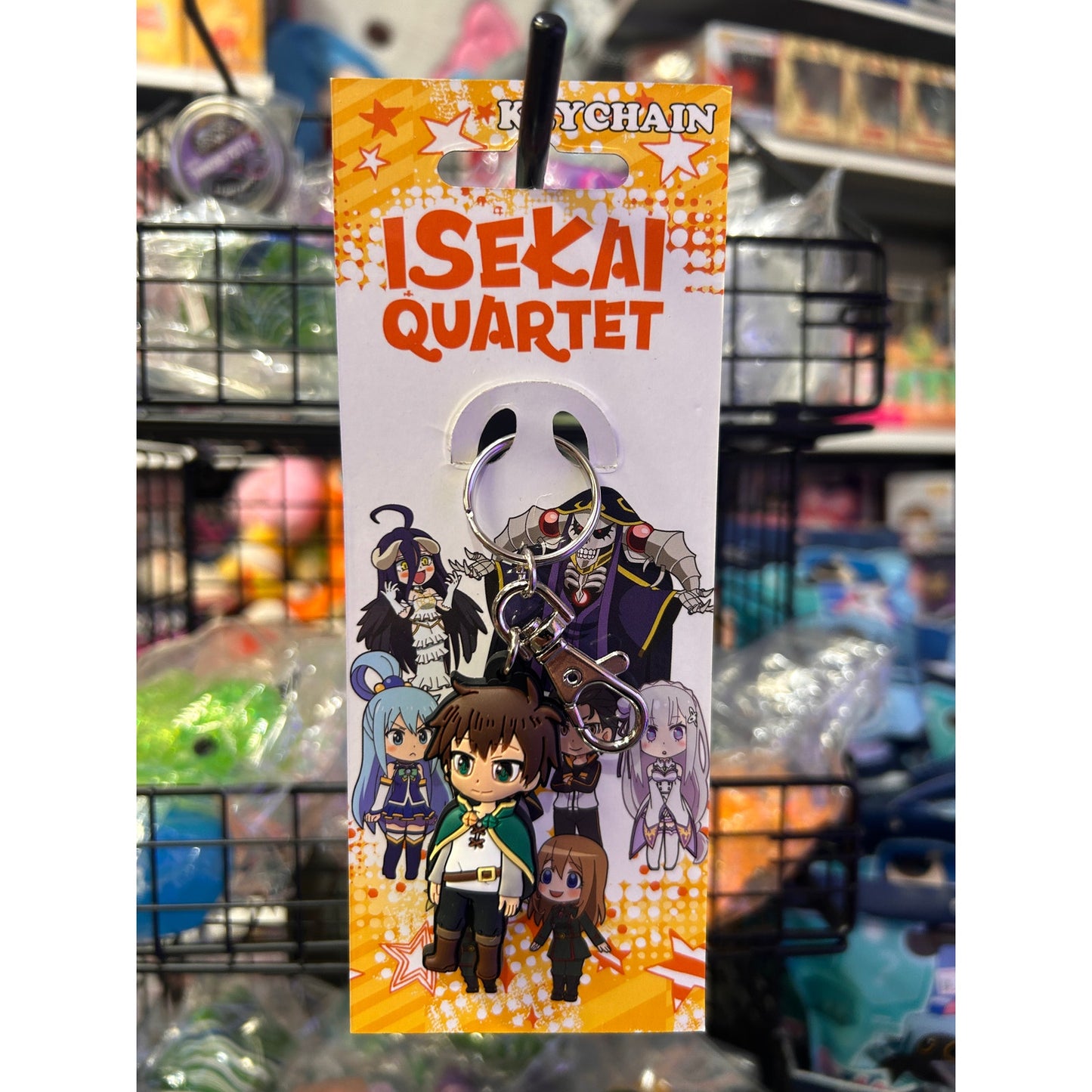 Isekai Quartet SD Kazuma Keychain