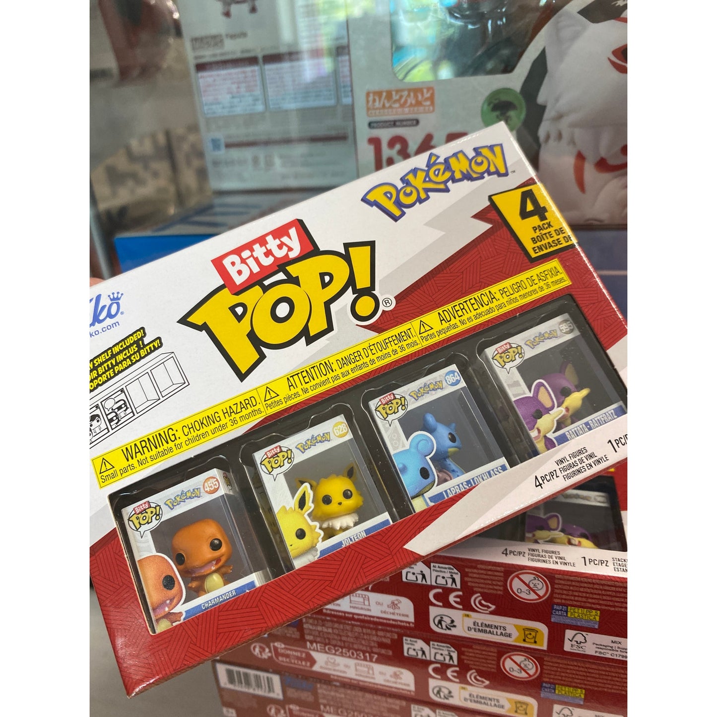 Pokemon Charmander Funko Bitty Pop! Mini Figure 4pk