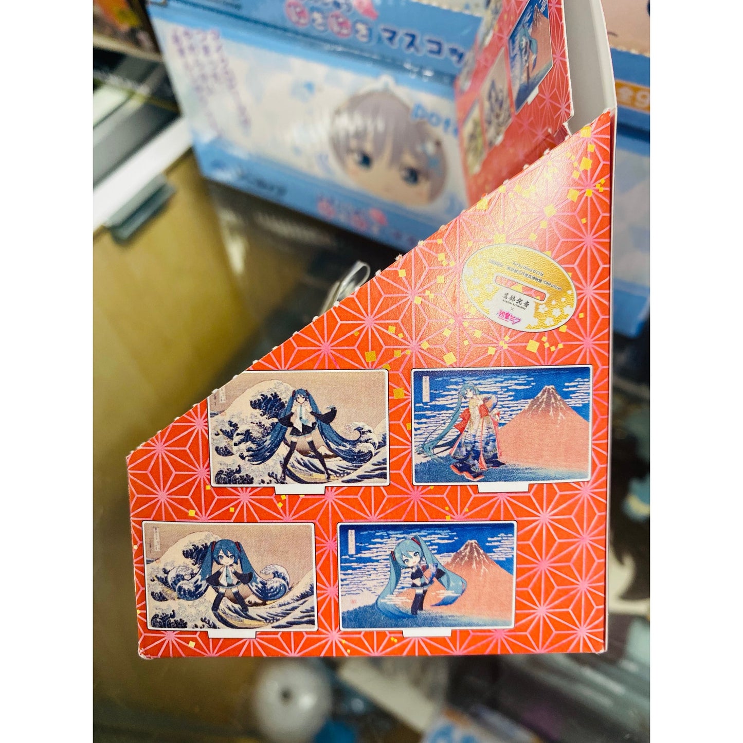 Katsushika Hokusai x Hatsune Miku Mini Scene Acrylic Stand