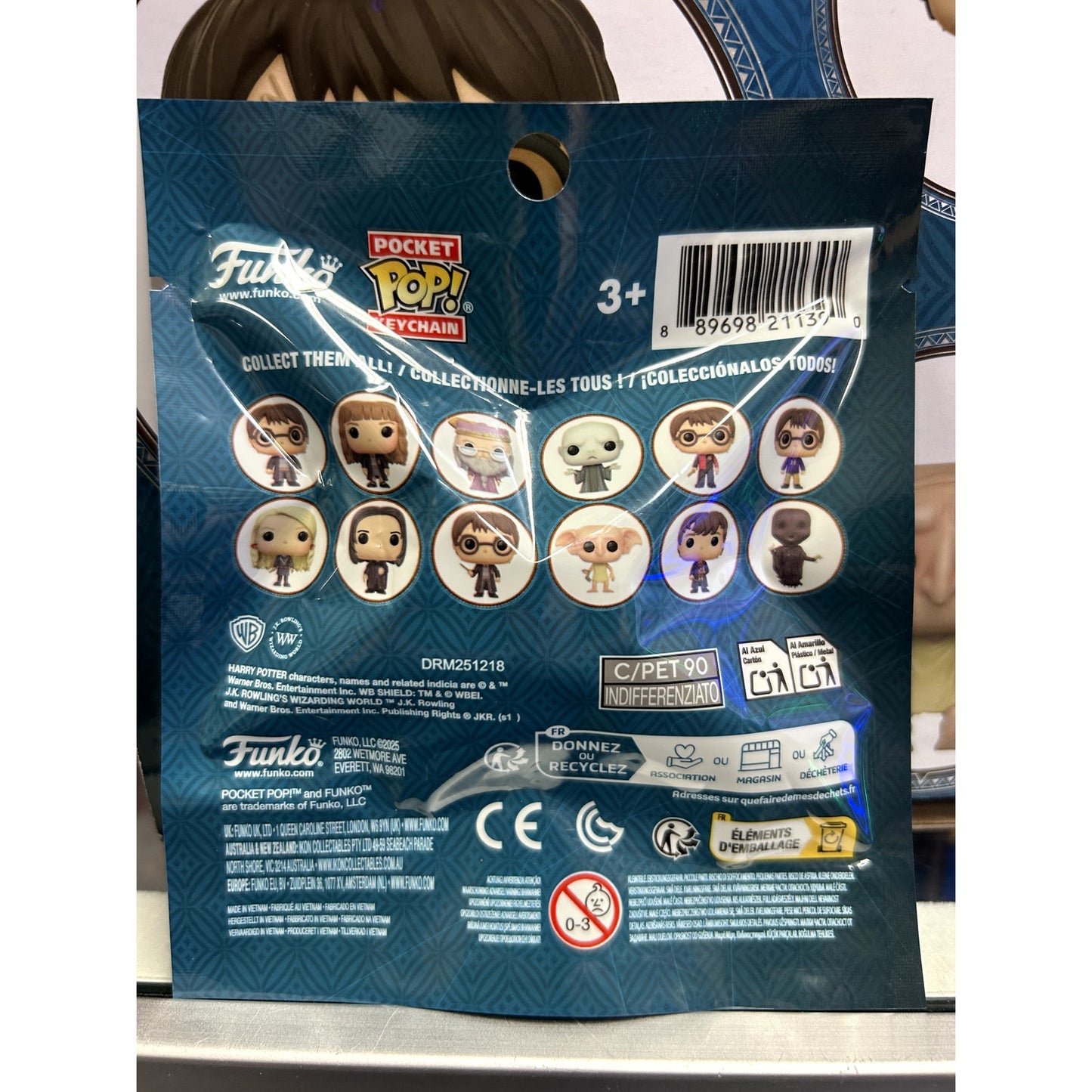Harry Potter Funko Pocket Pop Key Chain Blind Bag