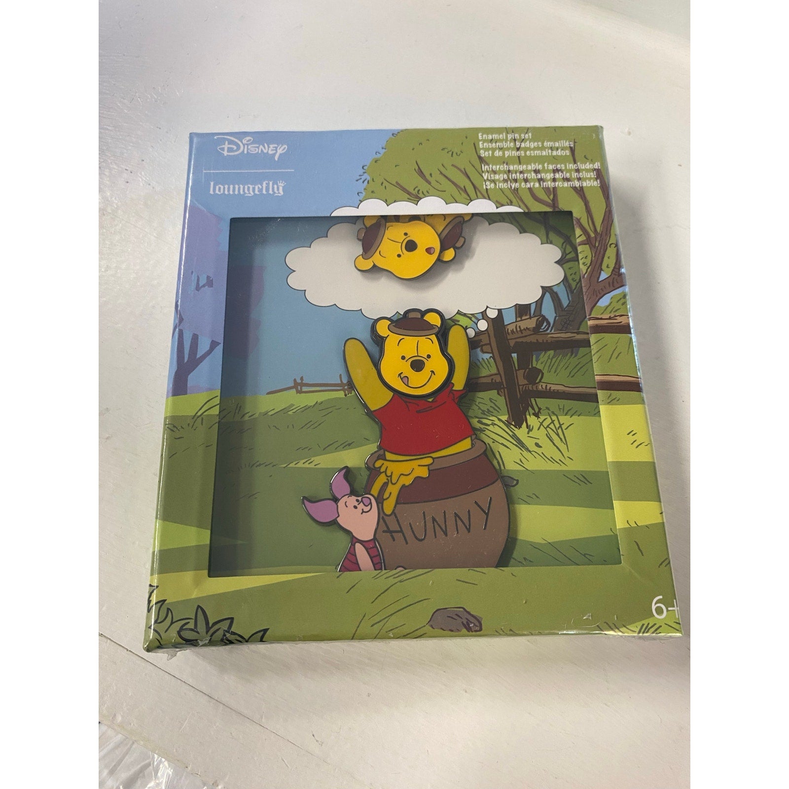 Loungefly Winnie the Pooh Mixed Emotions Enamel Pin Set