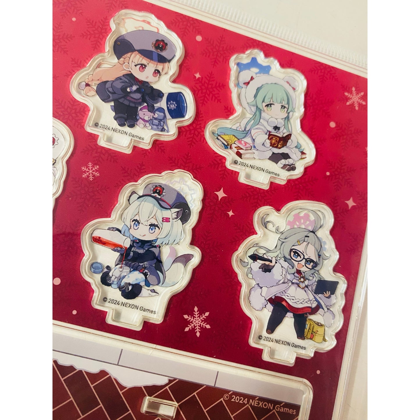 Blue Archive Diorama Acrylic Stand 3.5th Anniversary Red Winter Federal Academy