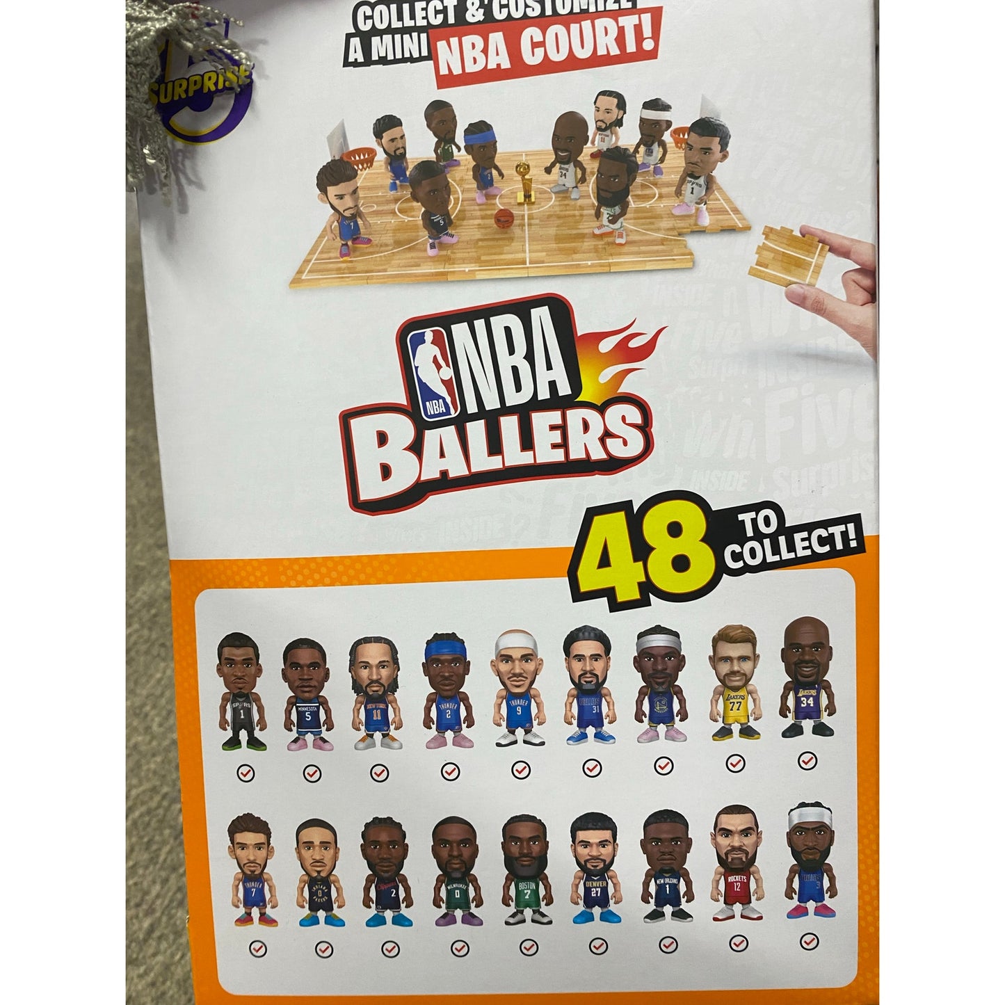 5 Surprise NBA Series 2 Blind Box Capsule Mini Figure