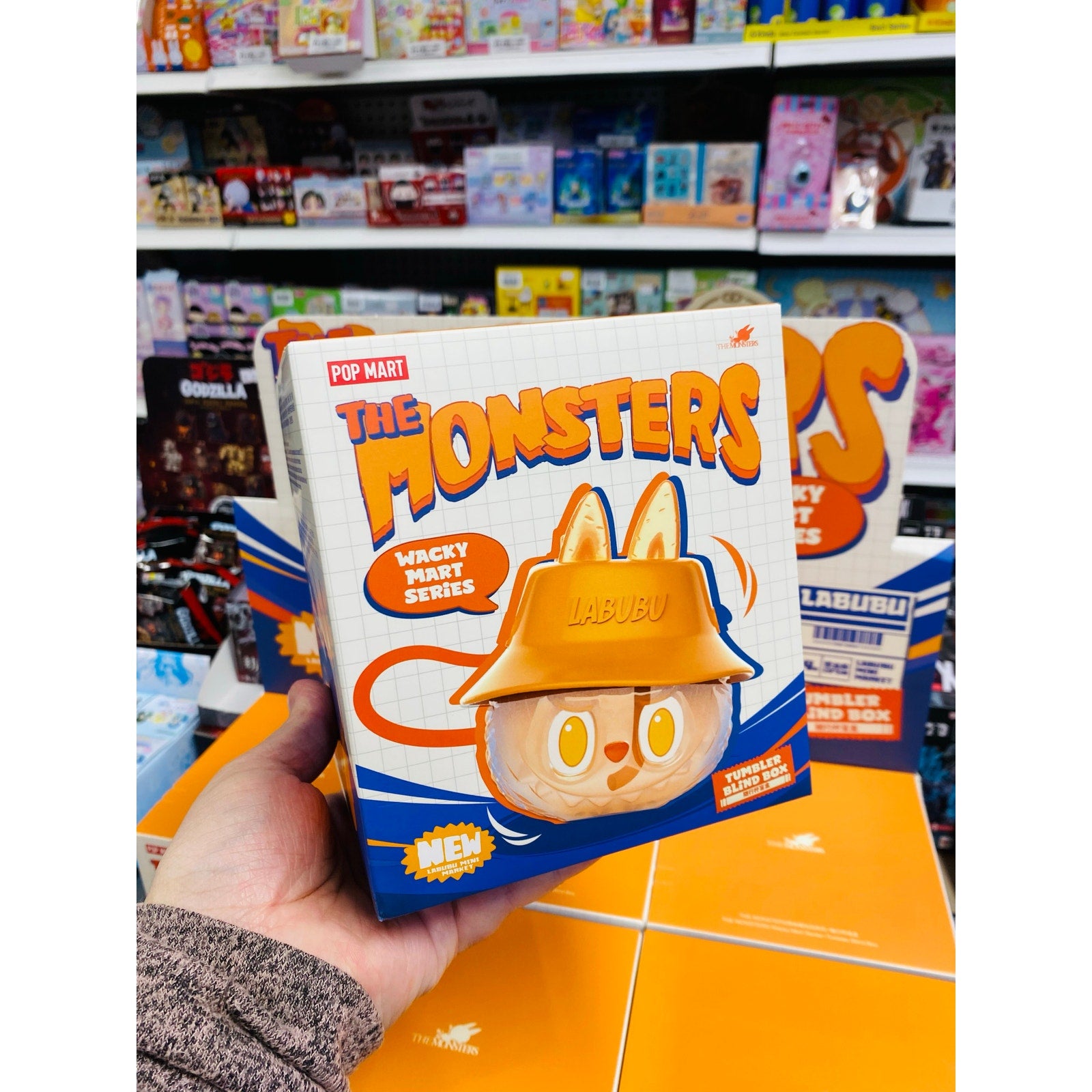 POP MART The Monsters Labubu Wacky Mart Series Blind Box Tumbler