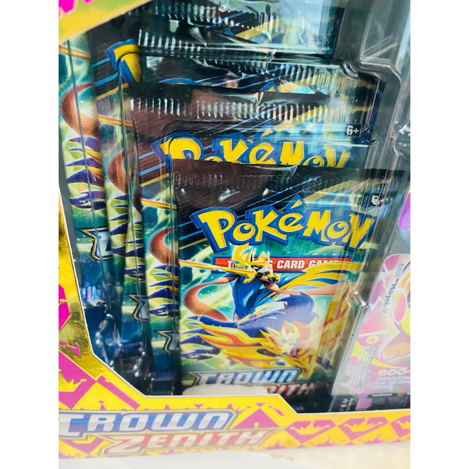 Pokemon TCG: Crown Zenith Morpeko V-Union Premium Playmat