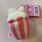 Yell World Usausa Diner Series Popcorn Plush Dangler