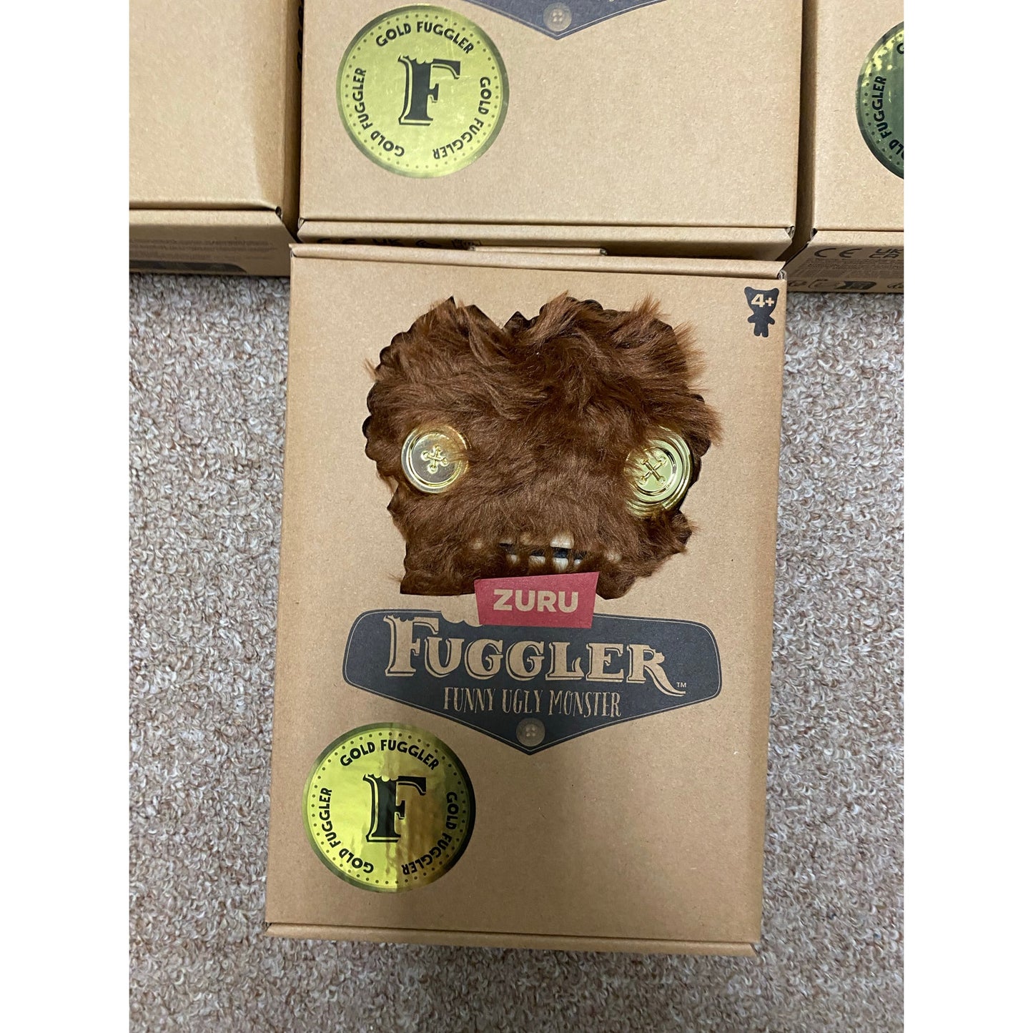 Fuggler 9" Gold Fugg In Window Box Series 1