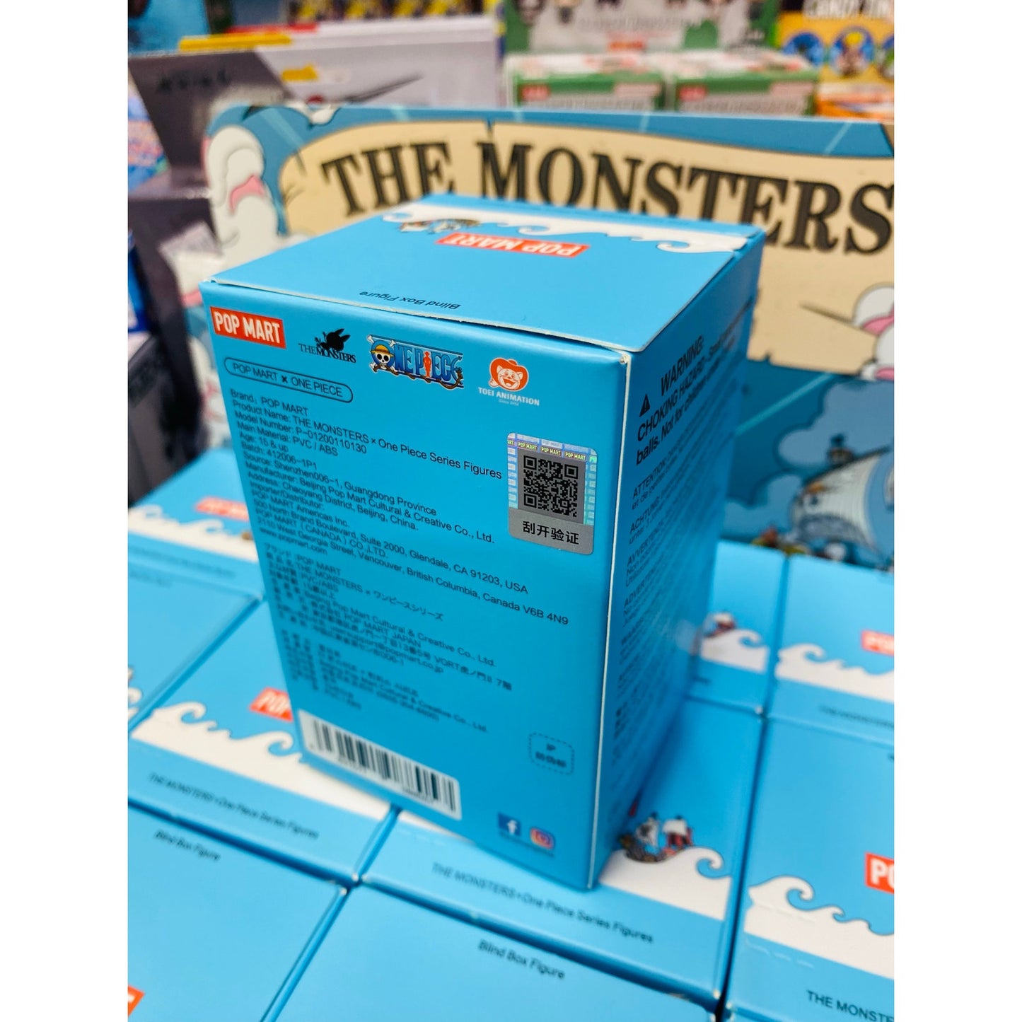 POP MART The Monsters Labubu x One Piece Series Blind Box Figures