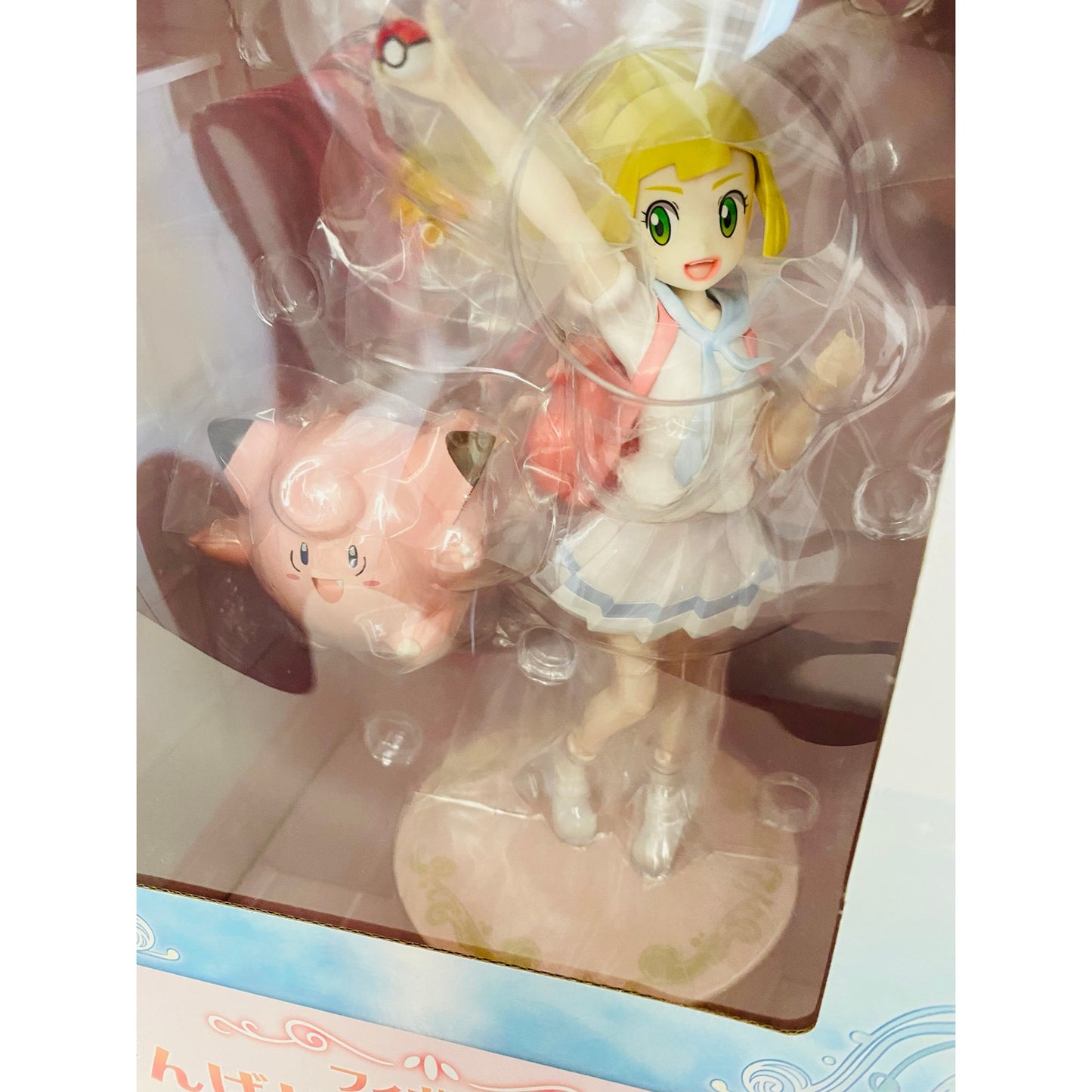 Pokemon Center Online Exclusive Good Luck Lillie & Clefairy 1/8 Complete Figure