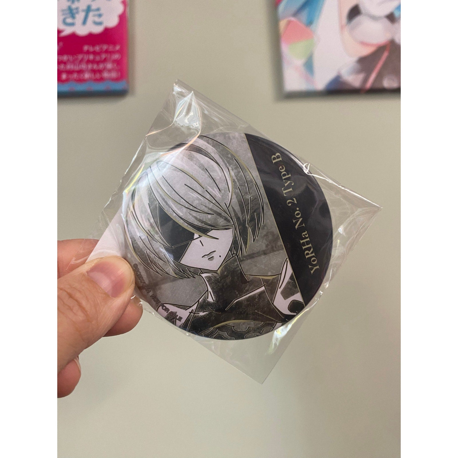 NieR: Automata 2b Large Tin Badge BONUS ITEM