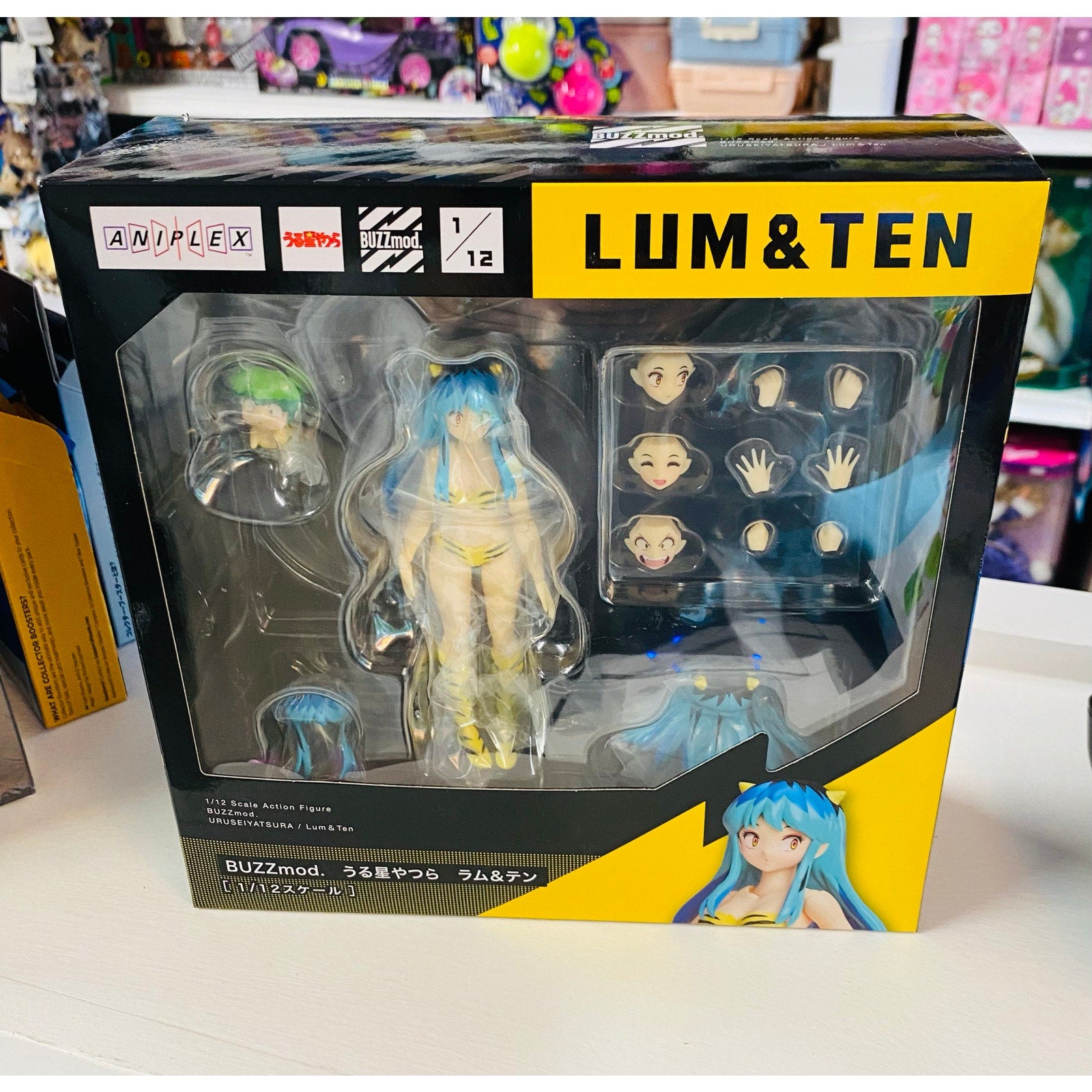 BUZZmod Urusei Yatsura Lum & Ten 1/12 Action Figure ANIPLEX Exclusive