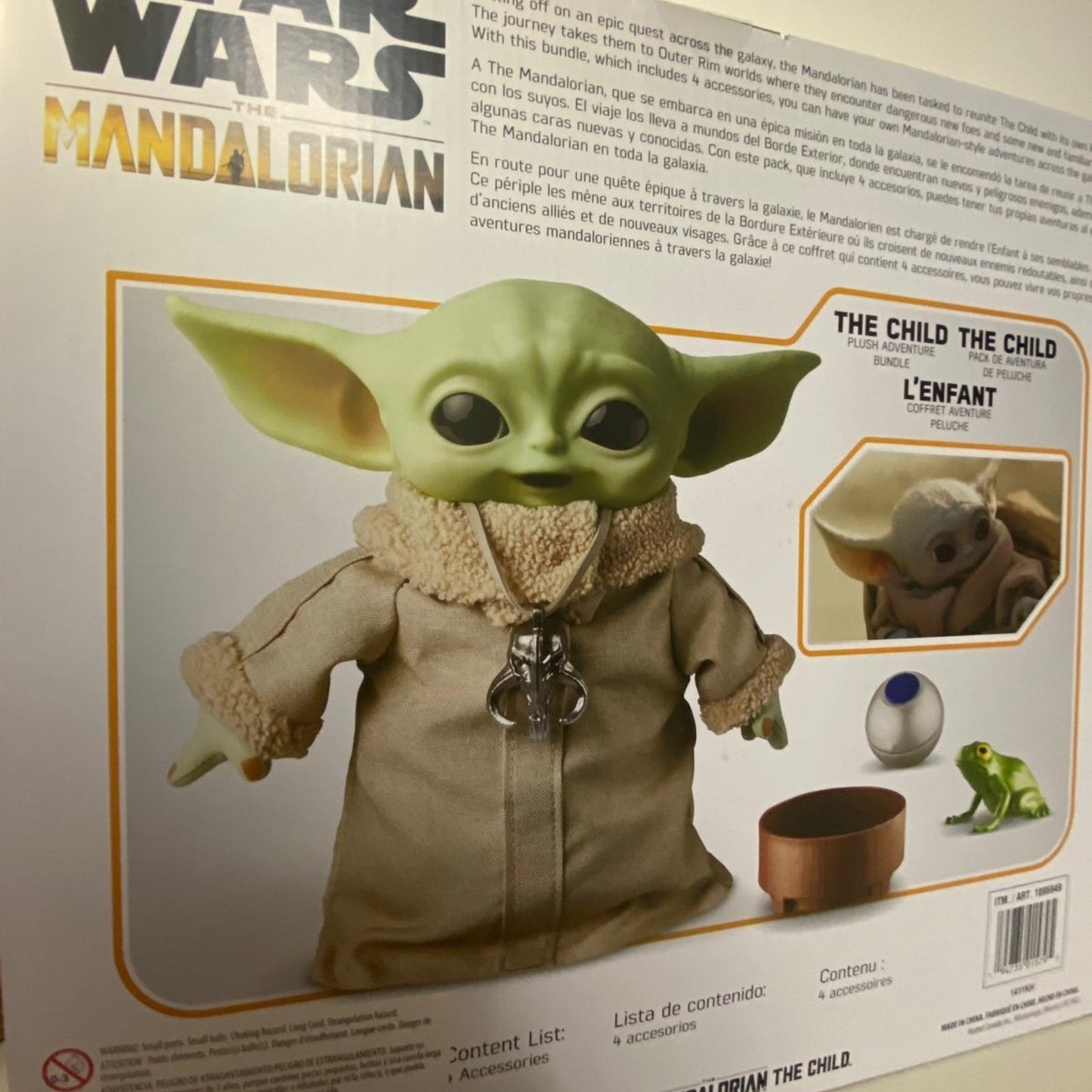 Mandalorian Grogu the Child Baby Yoda w/ Accessories