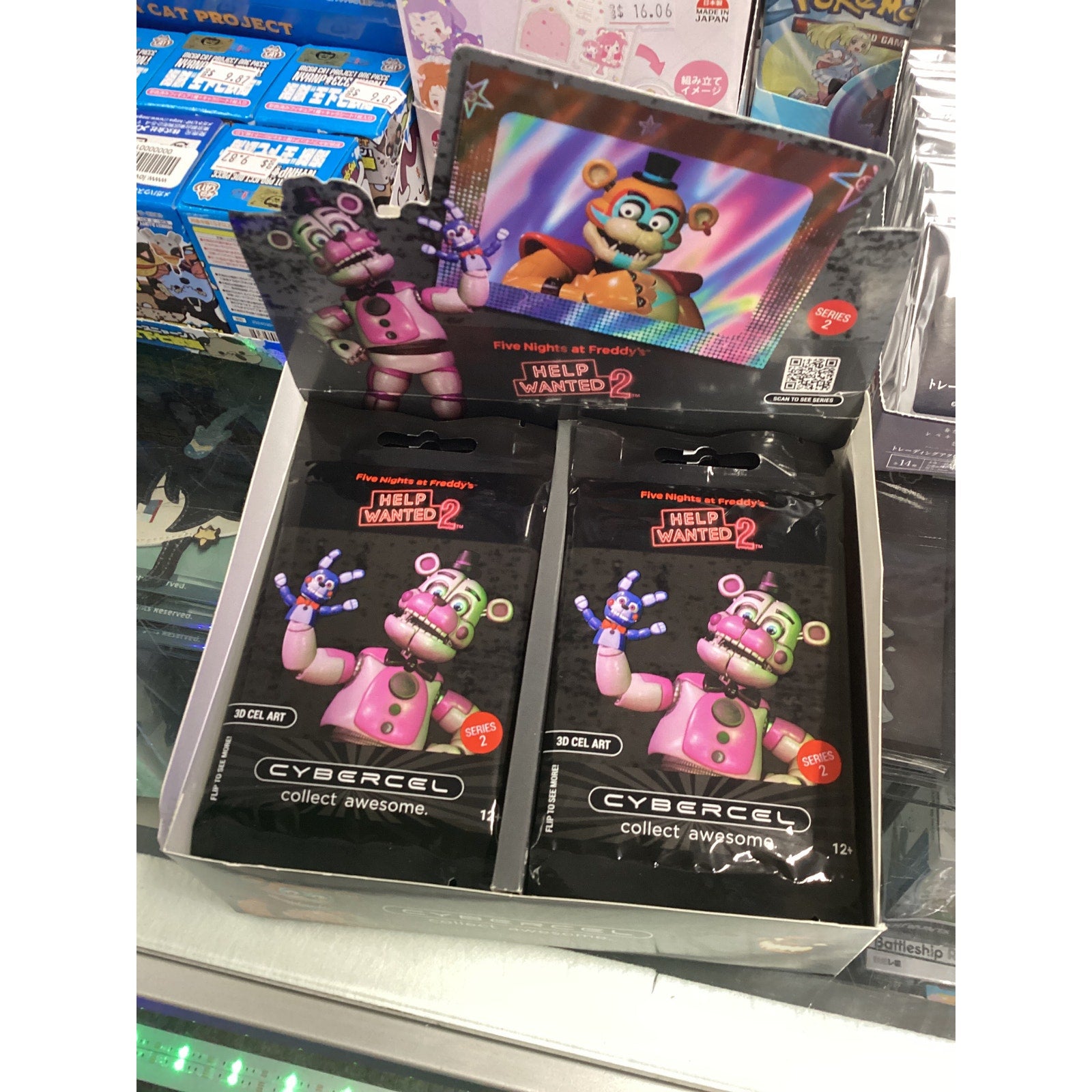 Five Nights At Freddy’s Help Wanted 2 3D CYBERCEL Art Card 3-Pack