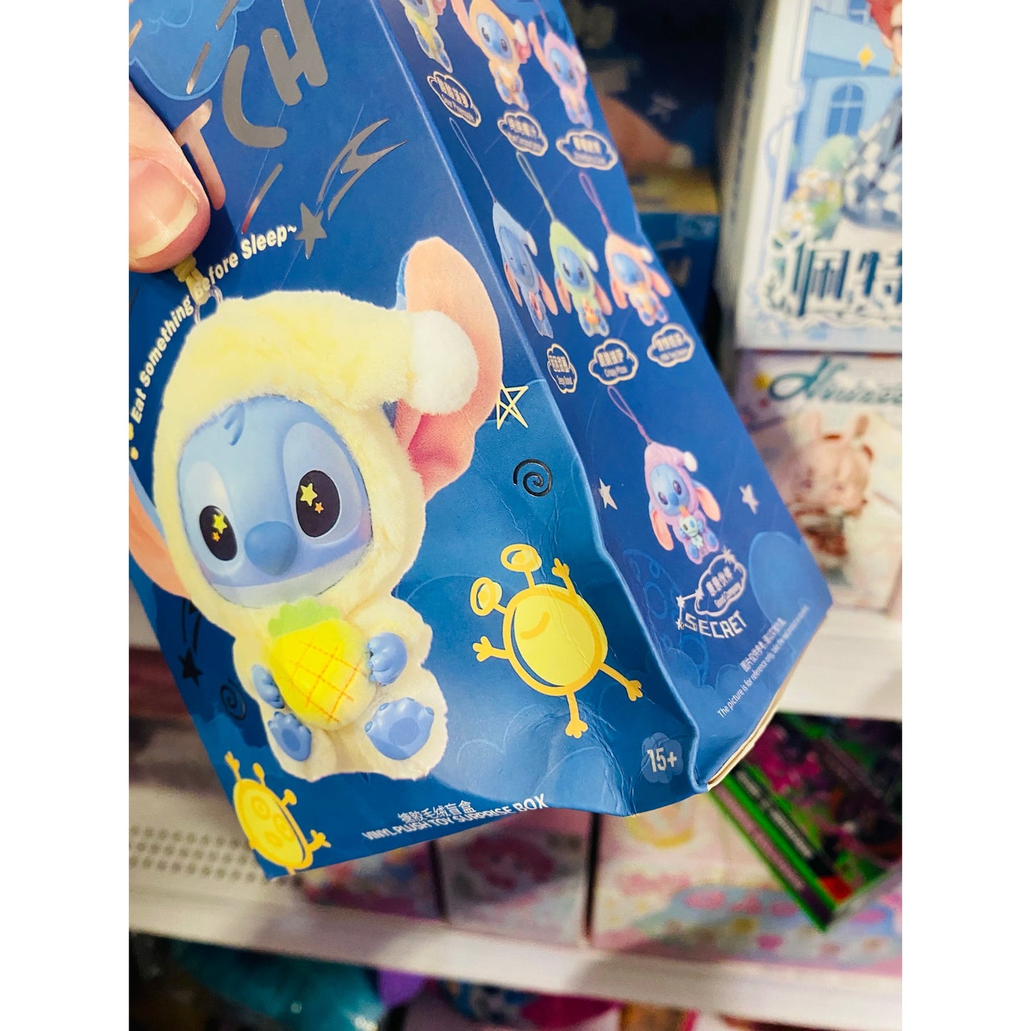 Miniso Stitch Blind Box Eat Something Before Sleep