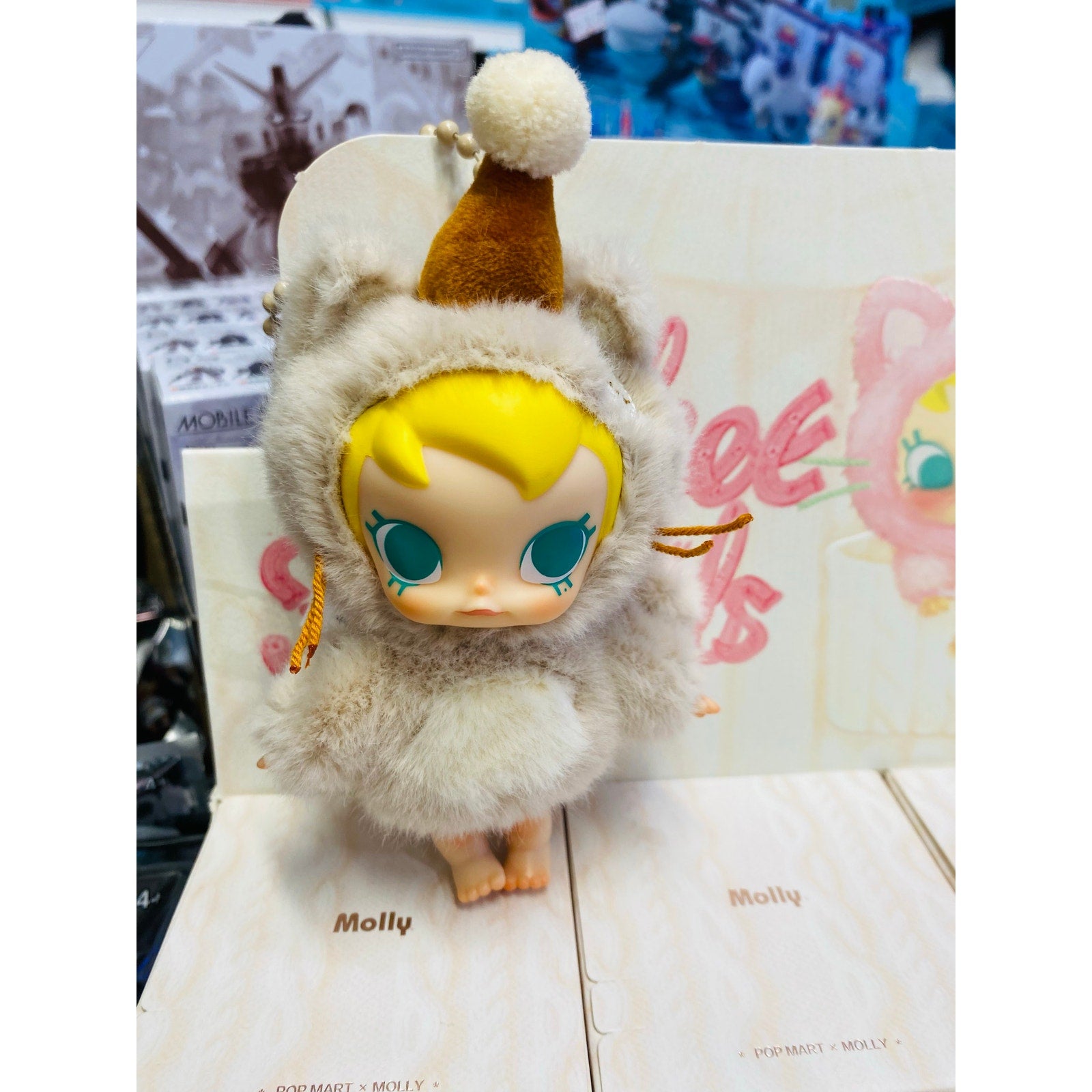 POP MART Baby Molly Pocket Friends Vinyl Plush Pendant Blind Box