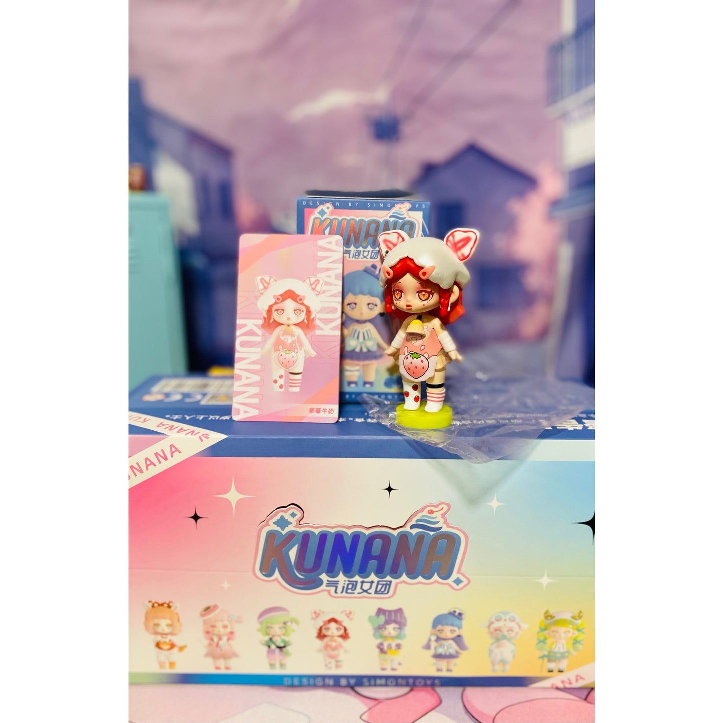 Simon Toys Kunana Bubble Girls Series Blind Box “Strawberry”