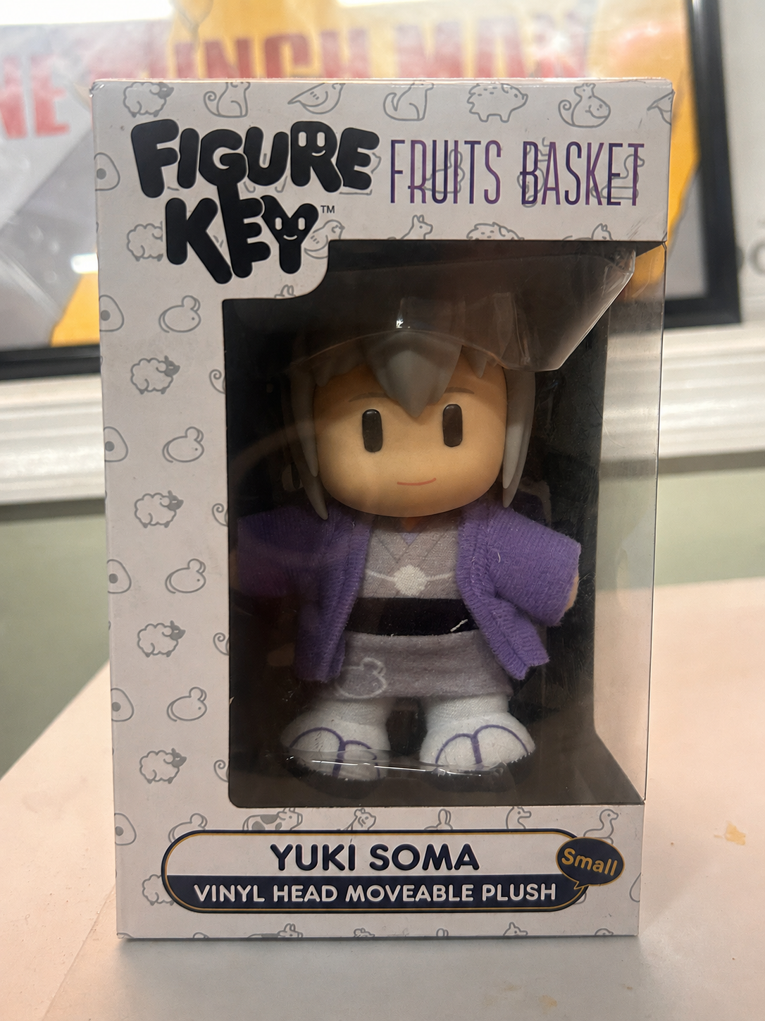 Figure Key Fruits Basket Yuki Soma Small Vinyl Head Moveable Plush