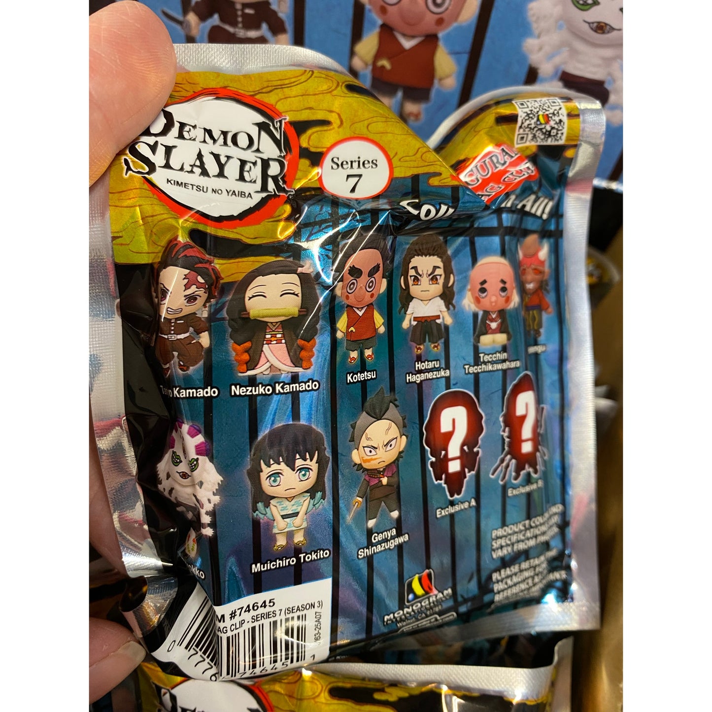 Demon Slayer Series 7 Figural Bag Clip Blind Bag