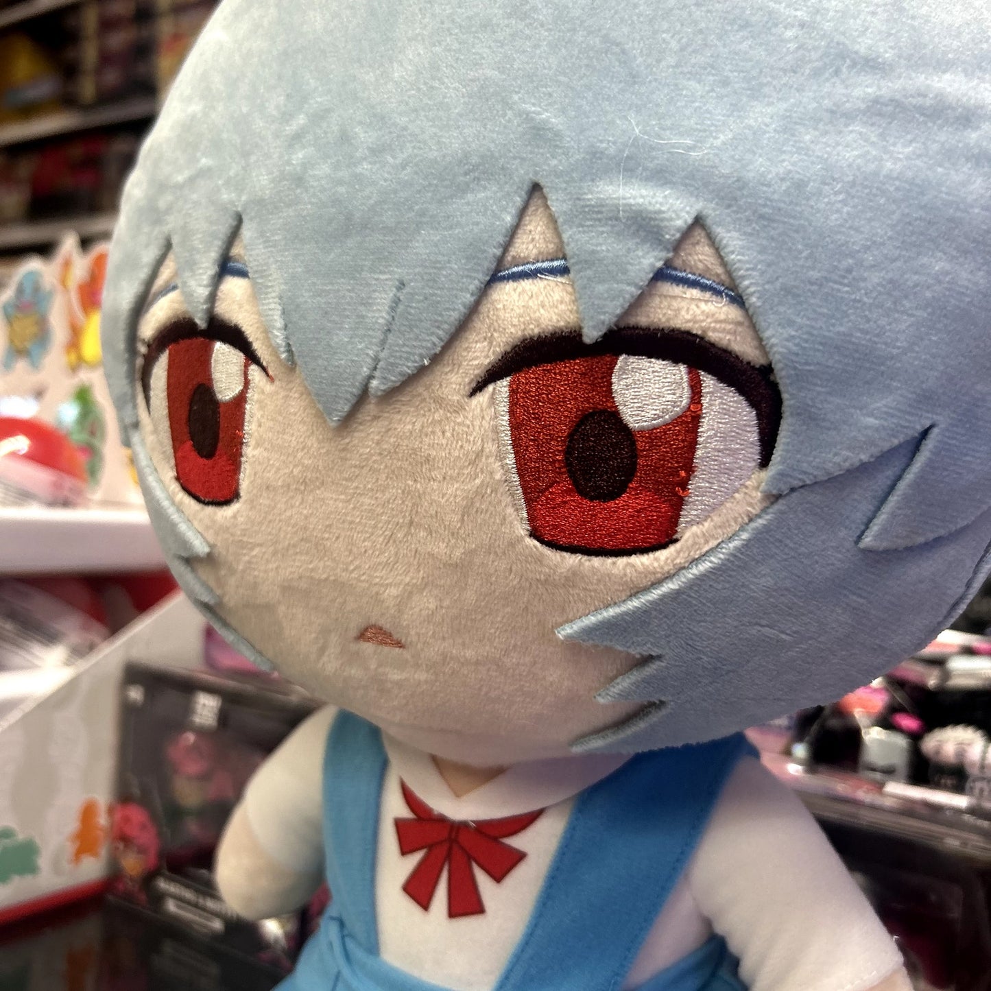EVANGELION REI UNIFORM SITTING PLUSH 12"