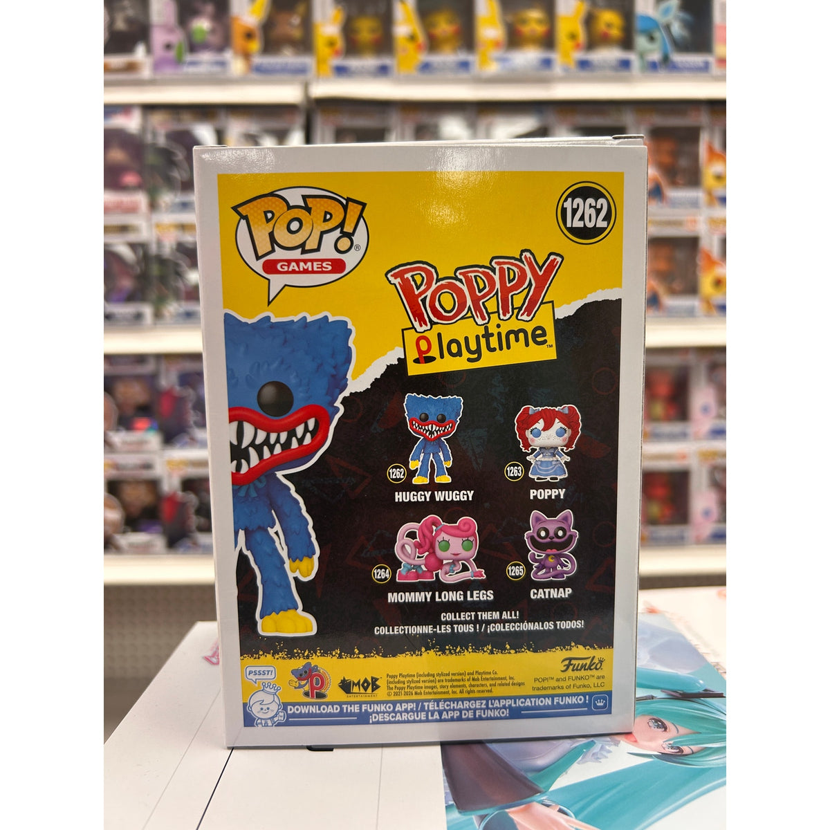 Poppy Playtime Huggy Wuggy Funko Pop! Vinyl Figure #1262