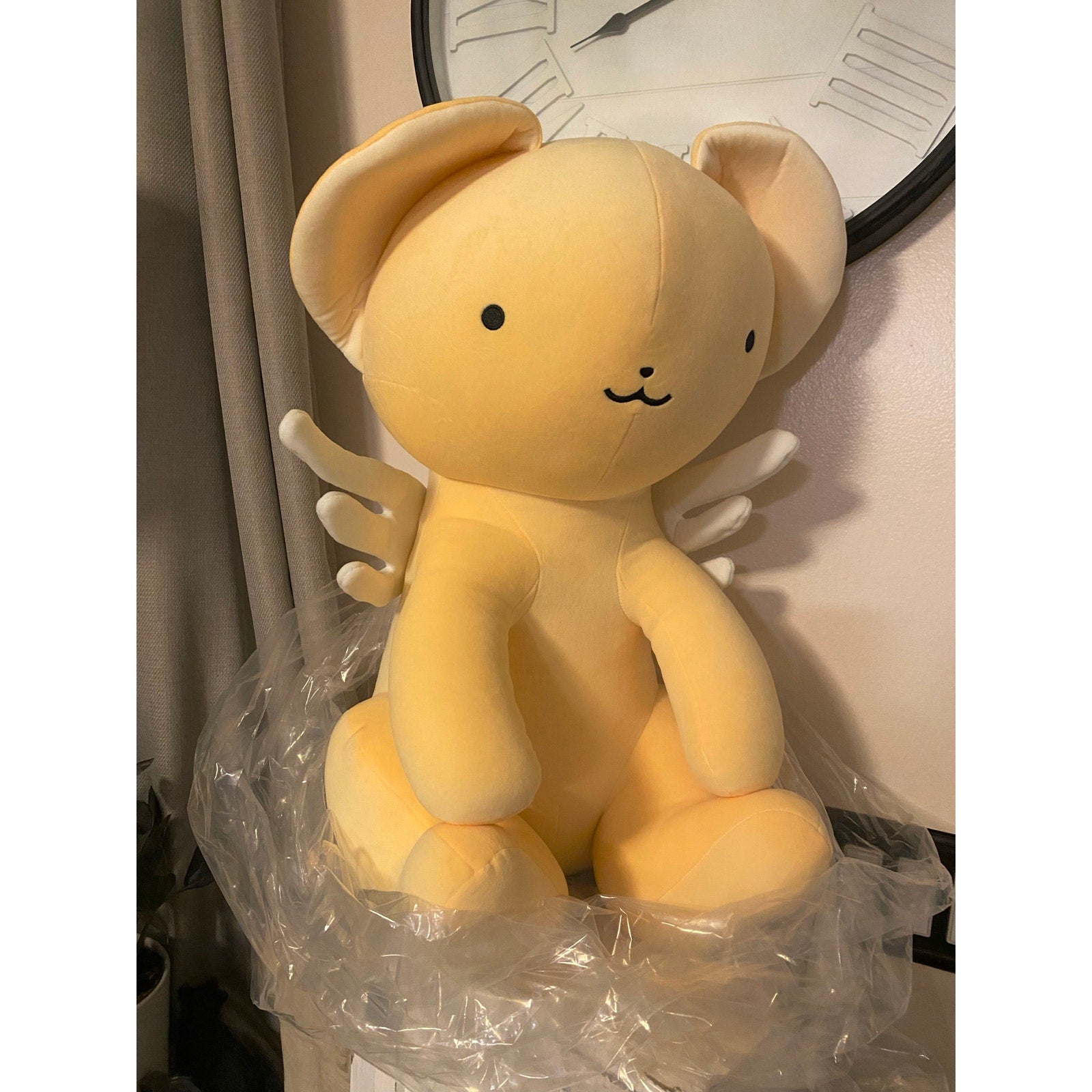 Cardcaptor Sakura: Peluche gigante transparente con forma de tarjeta Kero-Chan