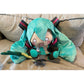 Peluche oficial de Hatsune Miku Stunned Face con puerro y cebolla verde de SEGA